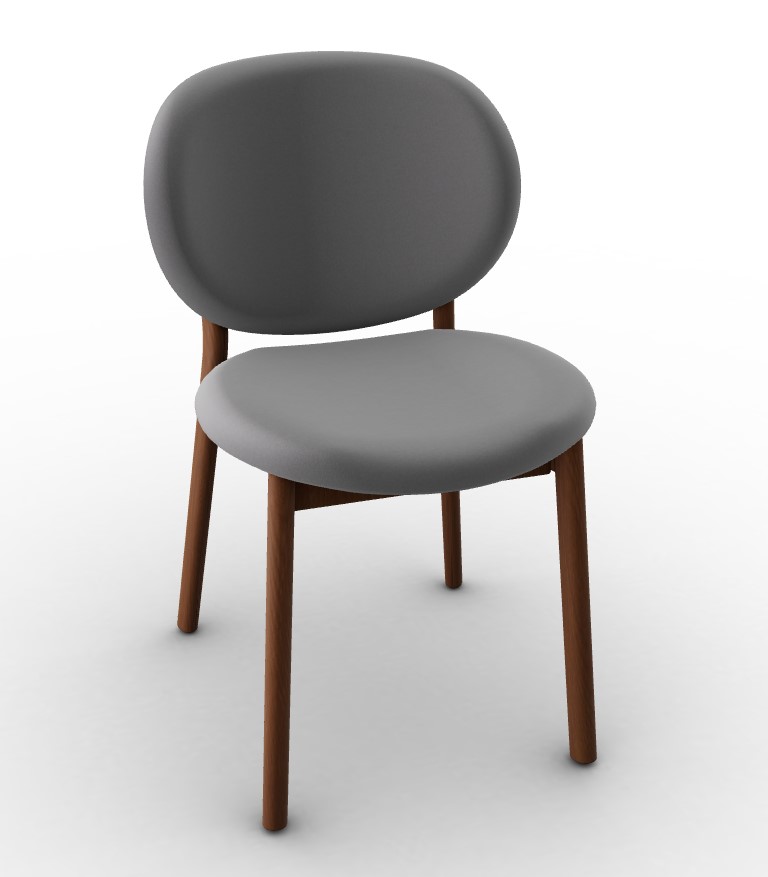 Ines Upholstery/Wood Dining Chair