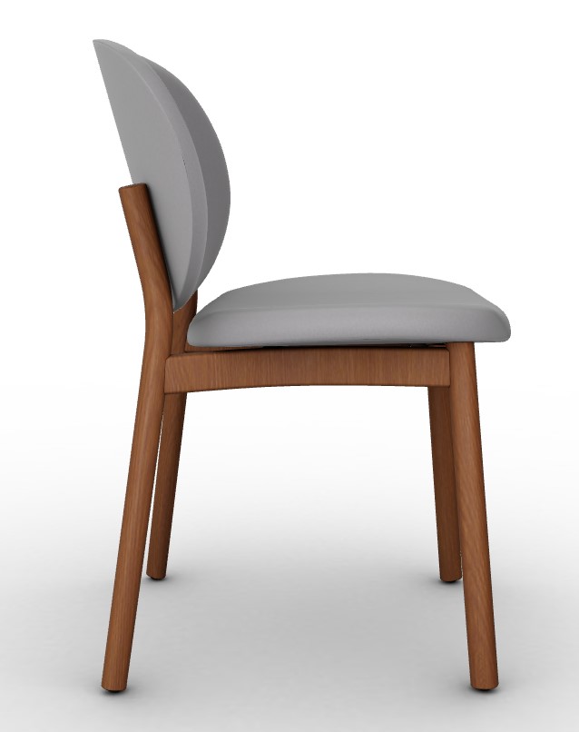 Ines Upholstery/Wood Dining Chair