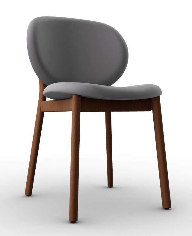 Ines Upholstery/Wood Dining Chair