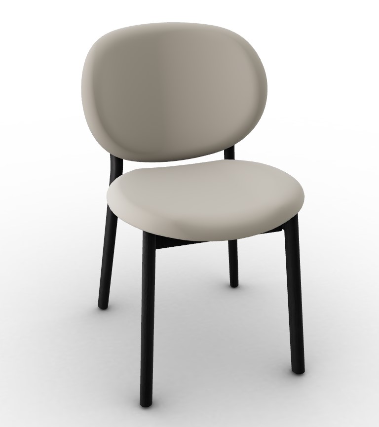 Ines Upholstery/Wood Dining Chair