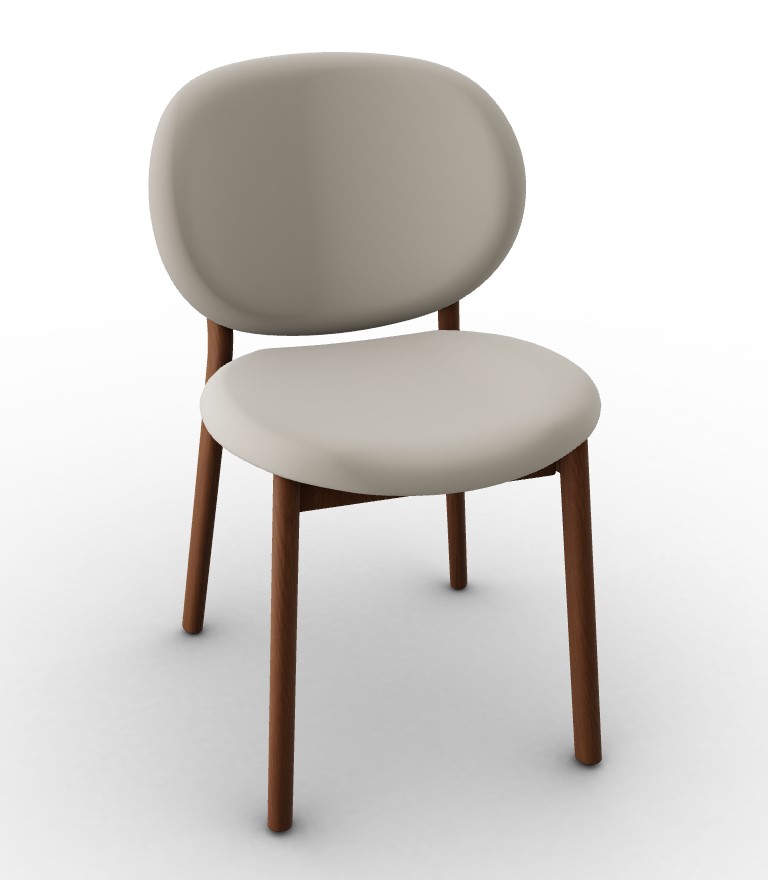Ines Upholstery/Wood Dining Chair