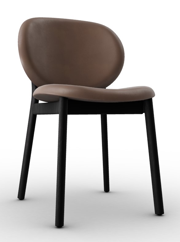 Ines Upholstery/Wood Dining Chair