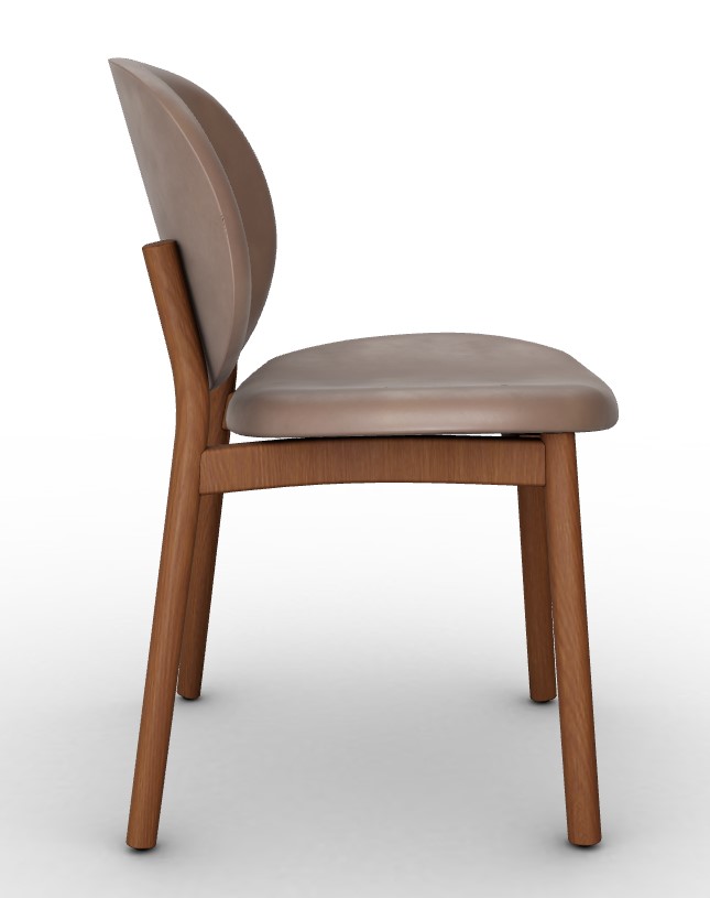 Ines Upholstery/Wood Dining Chair