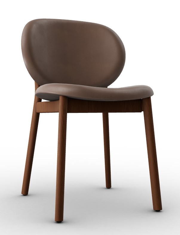 Ines Upholstery/Wood Dining Chair