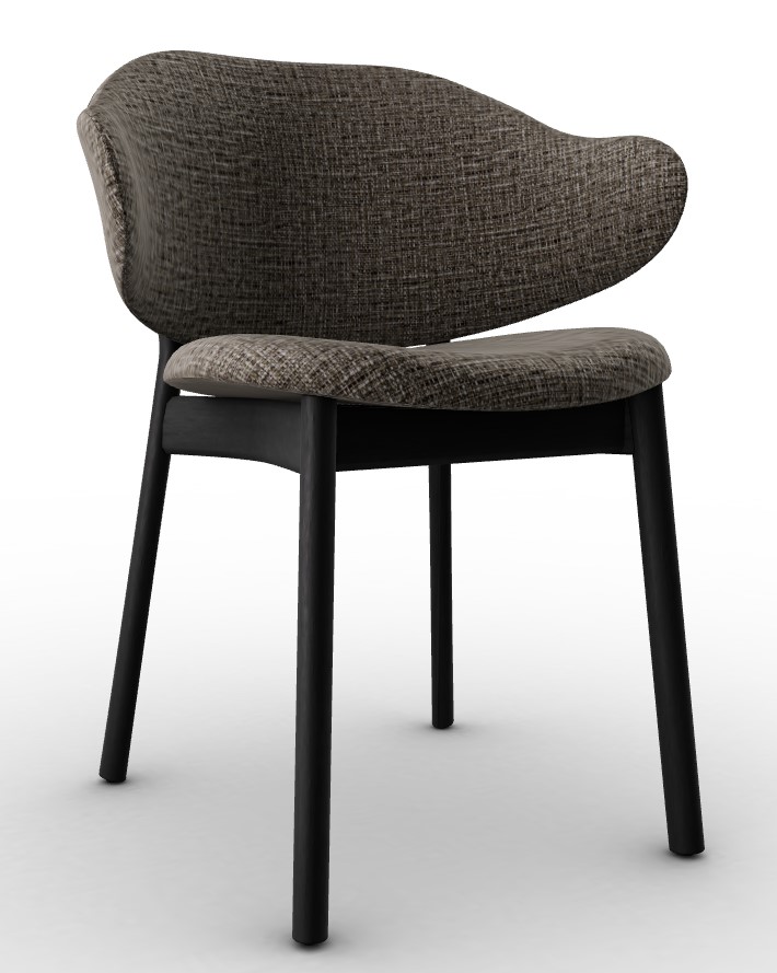 Holly Kalix Fabric/Wood Dining Chair