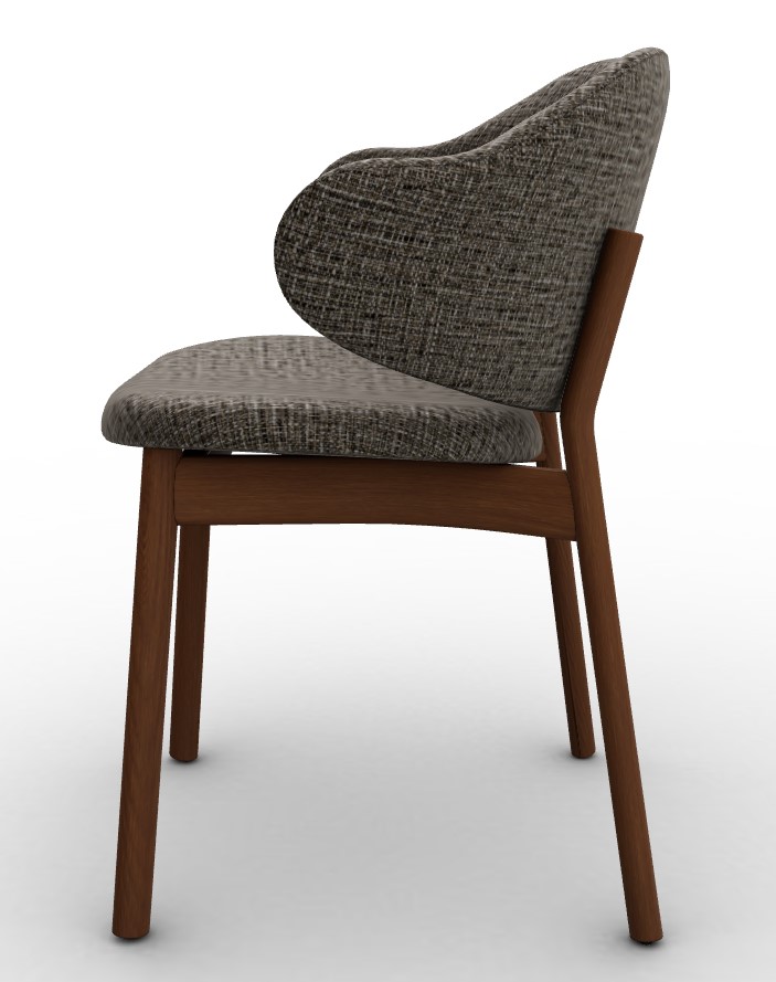 Holly Kalix Fabric/Wood Dining Chair