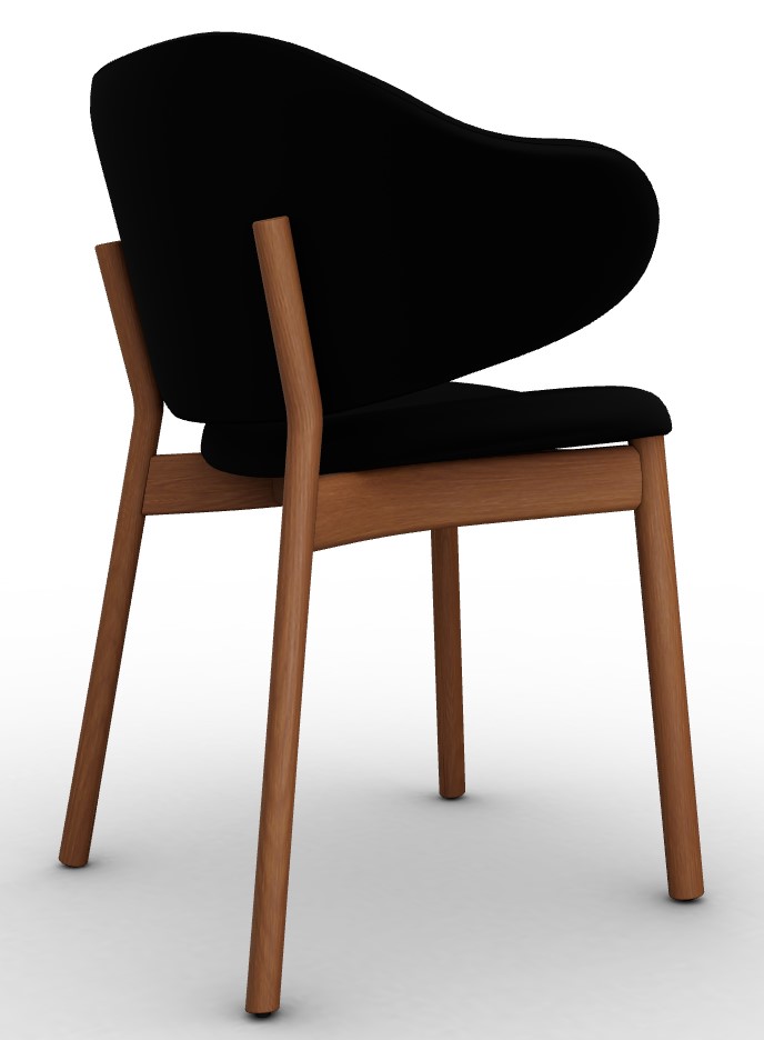 Holly Upholstery/Wood Dining Chair