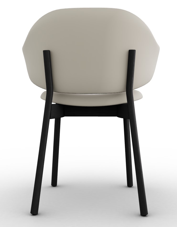 Holly Venice Fabric/Wood Dining Chair