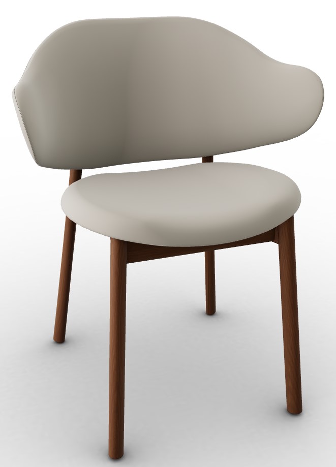 Holly Upholstery/Wood Dining Chair