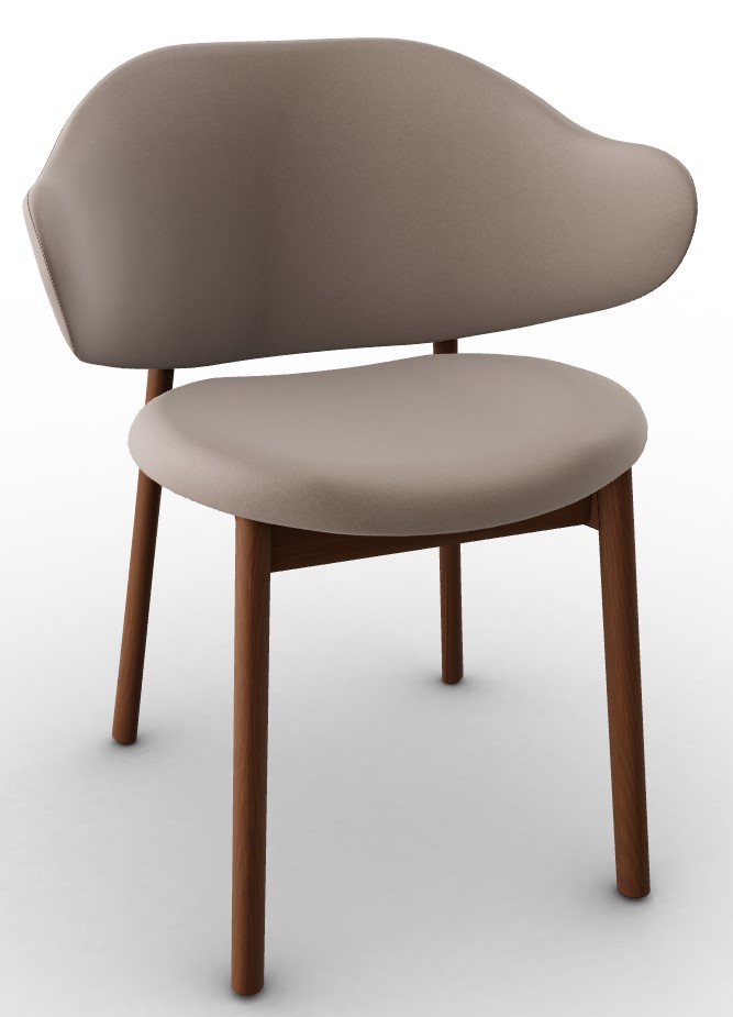 Holly Upholstery/Wood Dining Chair
