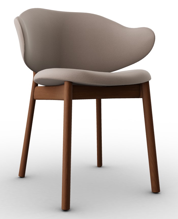 Holly Upholstery/Wood Dining Chair
