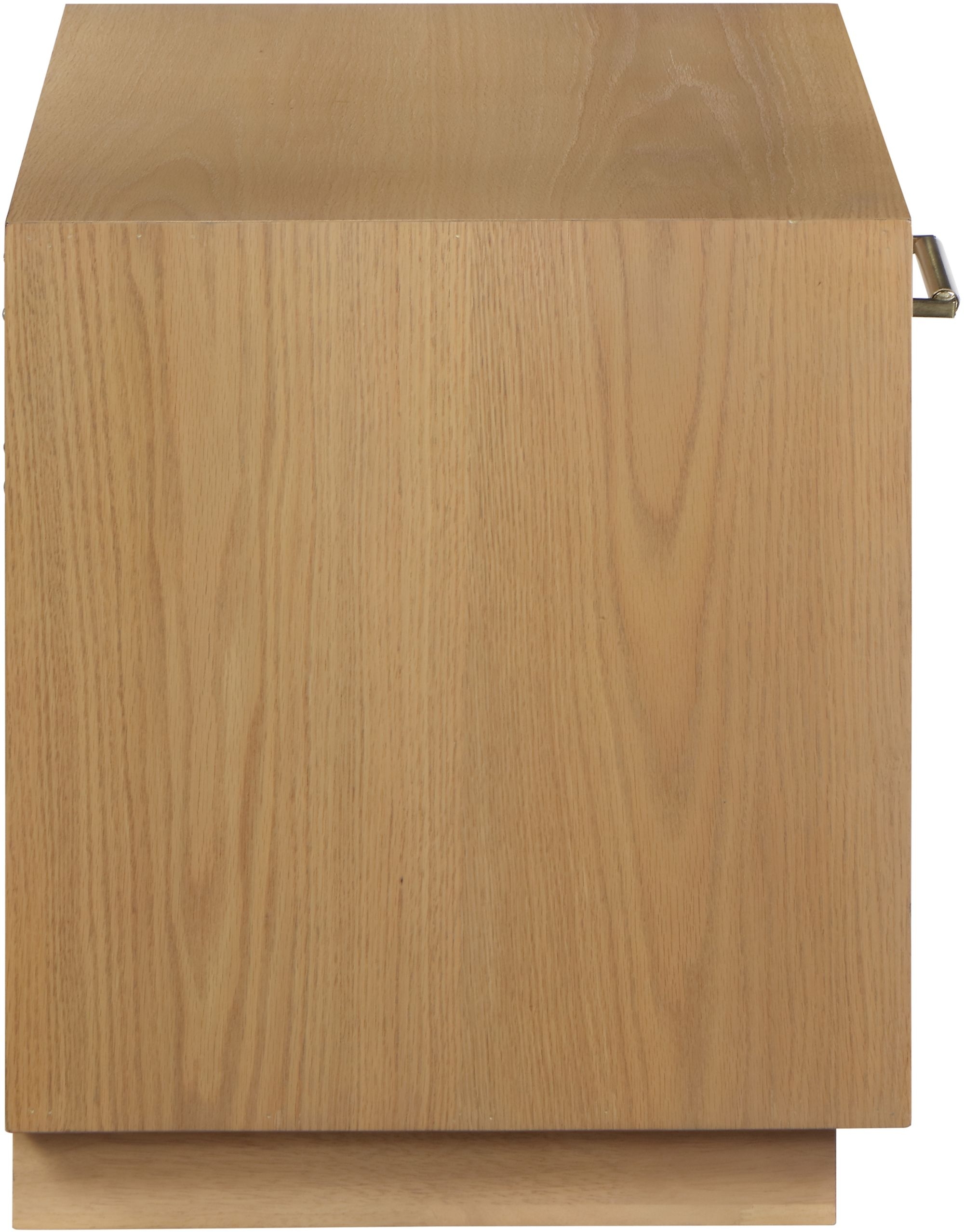Avery 1-Drawer Oak Veneer Nightstand