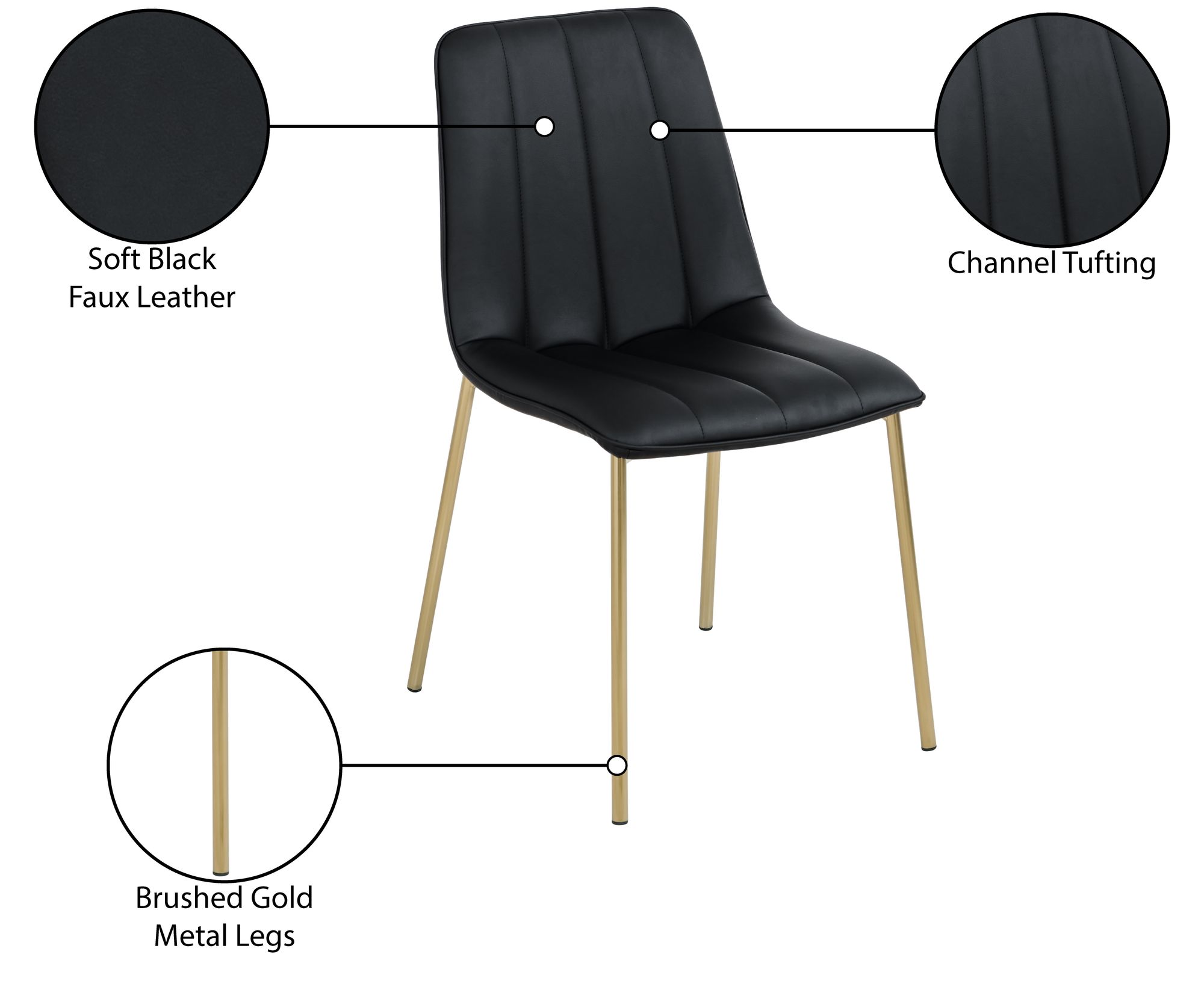 Isla Faux Leather Dining Chair