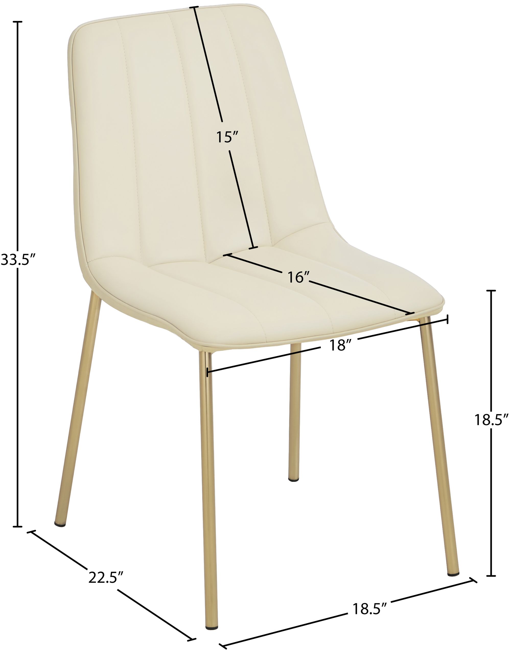 Isla Faux Leather Dining Chair