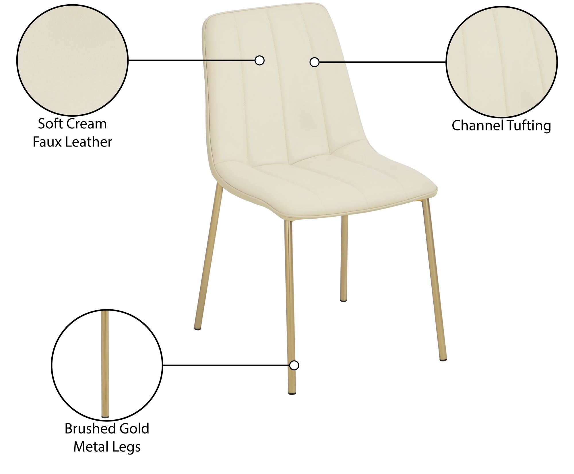 Isla Faux Leather Dining Chair