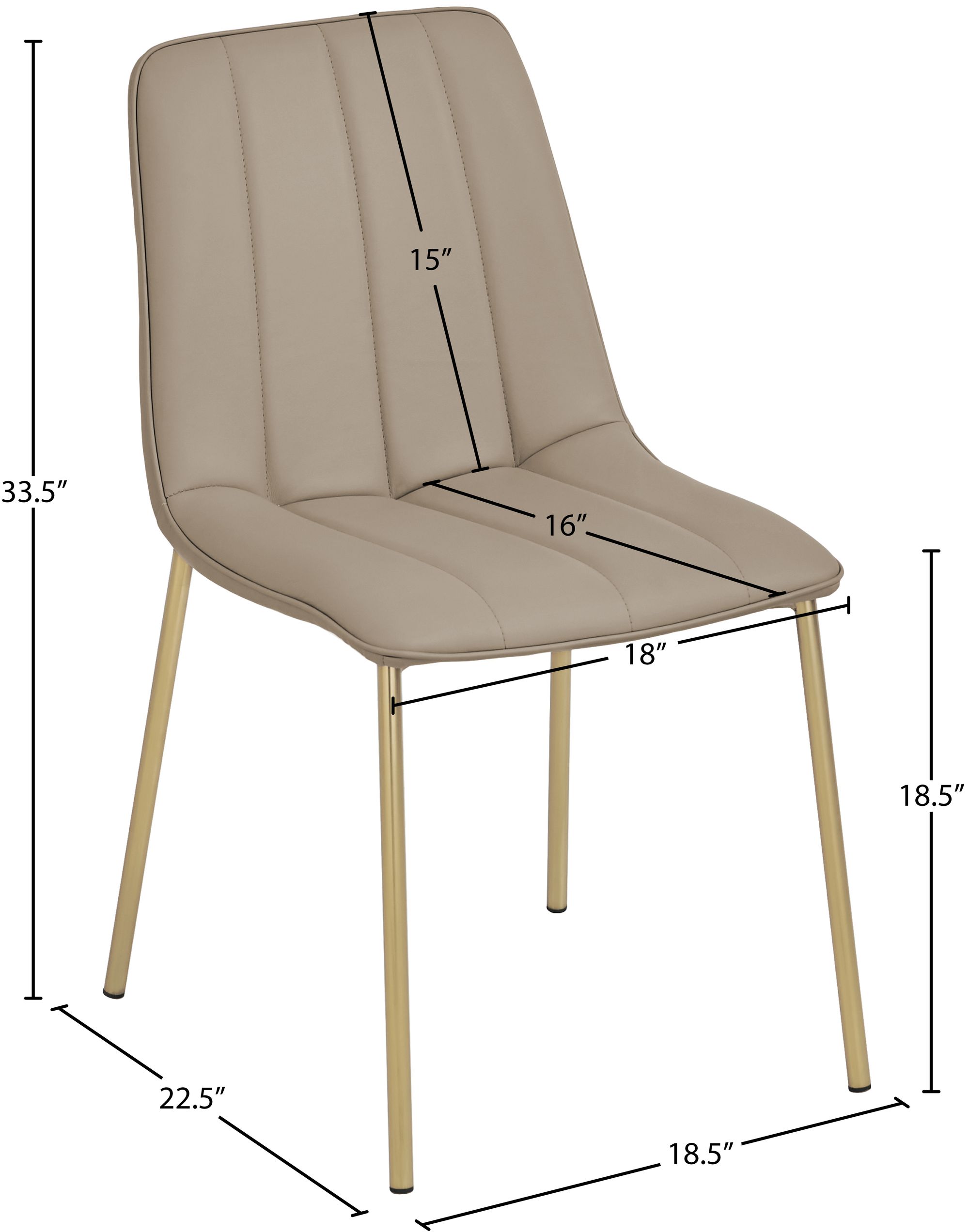 Isla Faux Leather Dining Chair