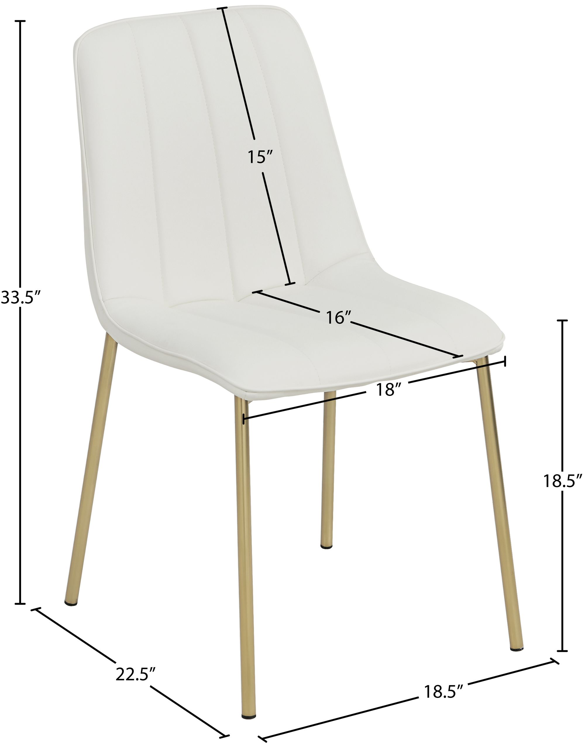 Isla Faux Leather Dining Chair