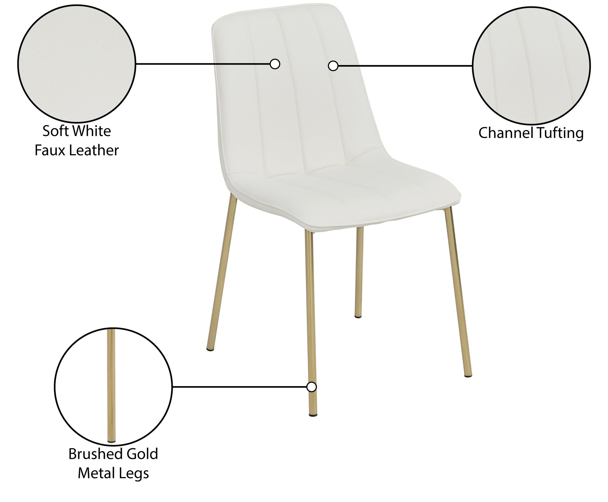 Isla Faux Leather Dining Chair