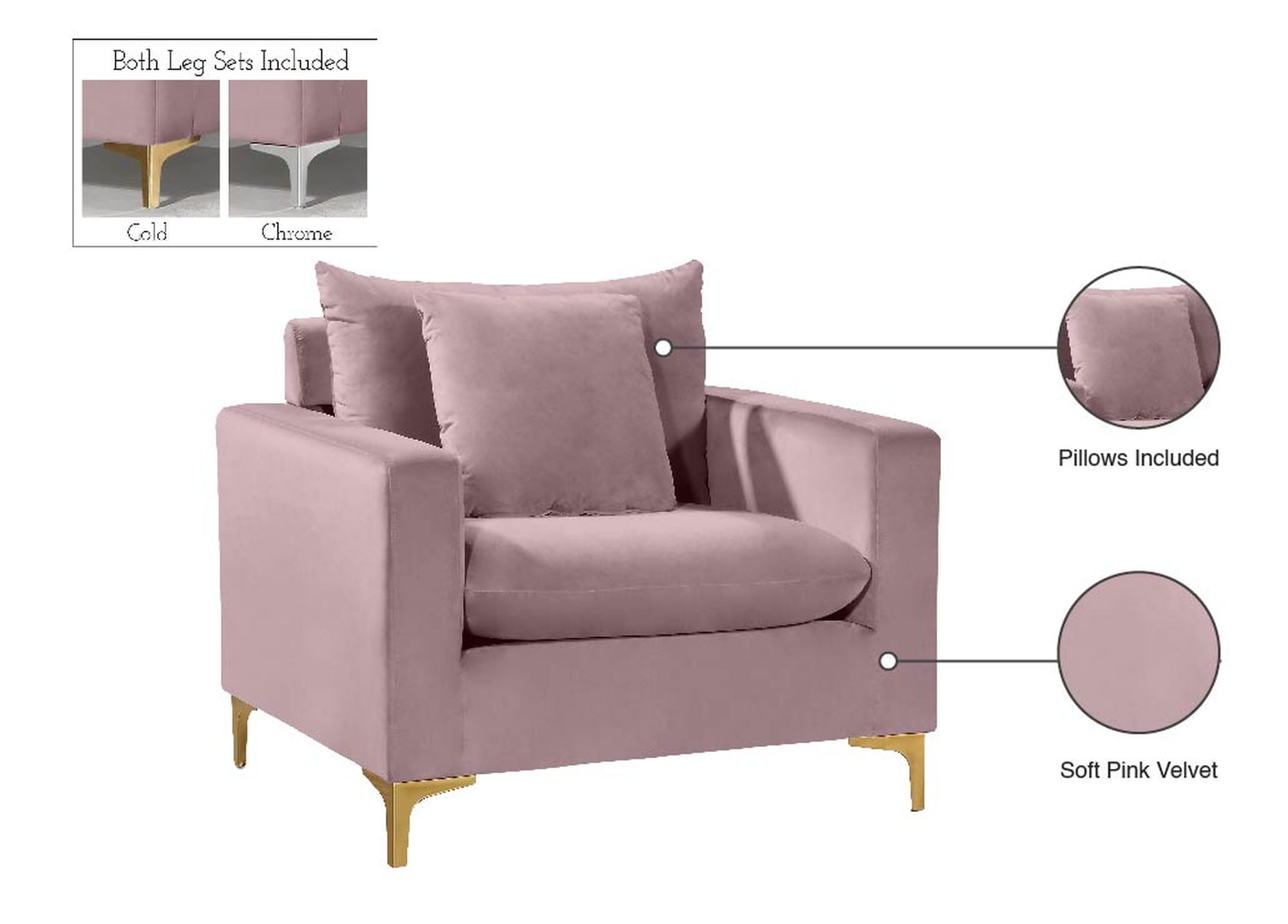 Naomi Velvet Chair