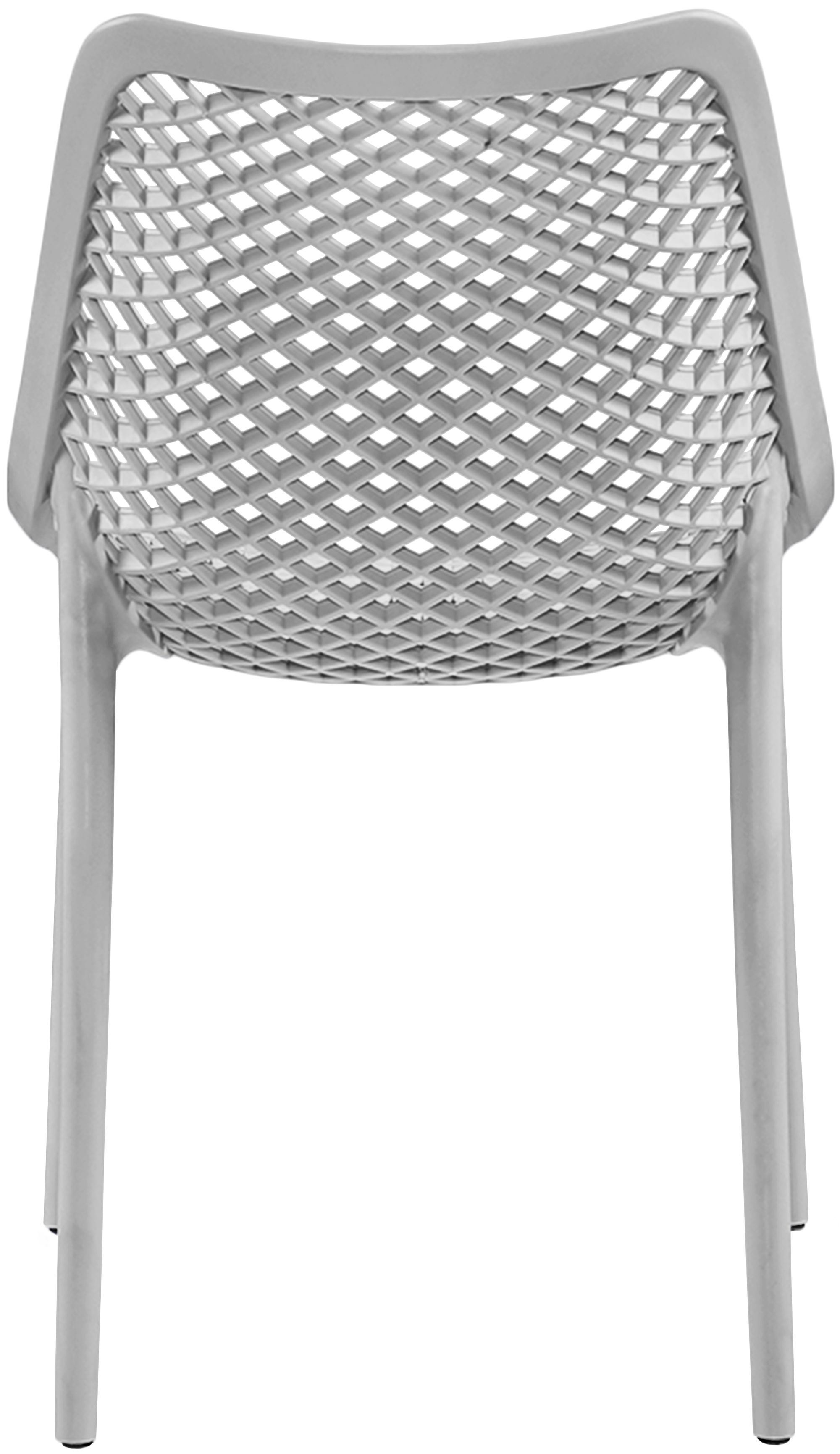 Mykonos Outdoor Patio Polypropylene Plastic Dining Side Chair