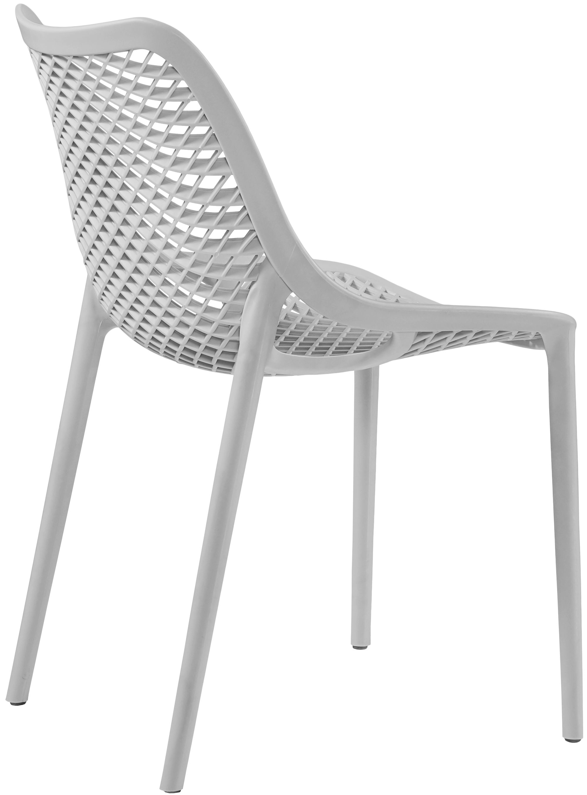 Mykonos Outdoor Patio Polypropylene Plastic Dining Side Chair
