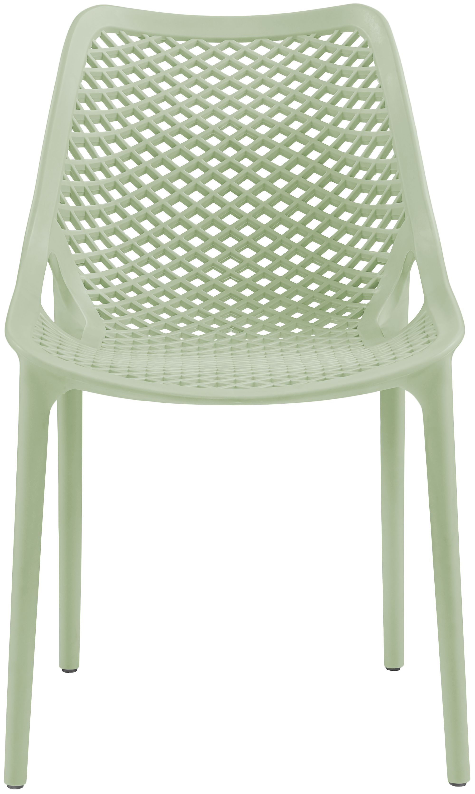 Mykonos Outdoor Patio Polypropylene Plastic Dining Side Chair