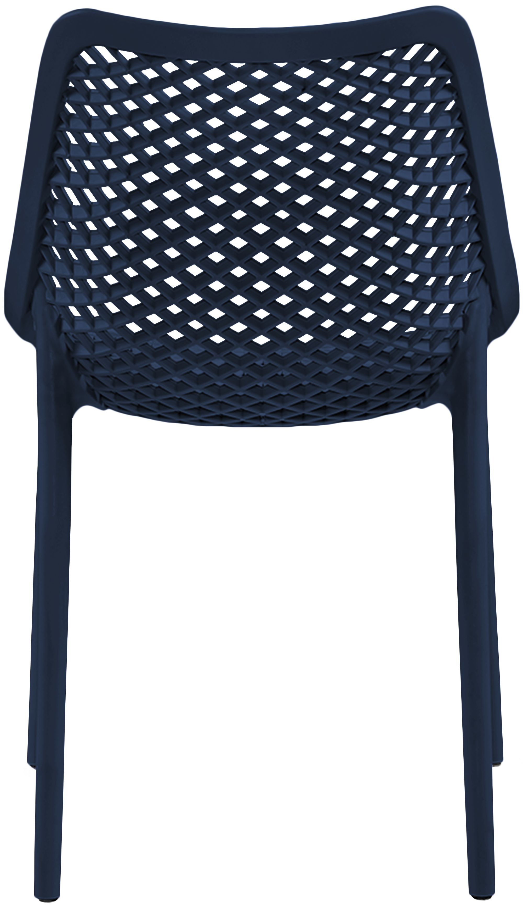 Mykonos Outdoor Patio Polypropylene Plastic Dining Side Chair