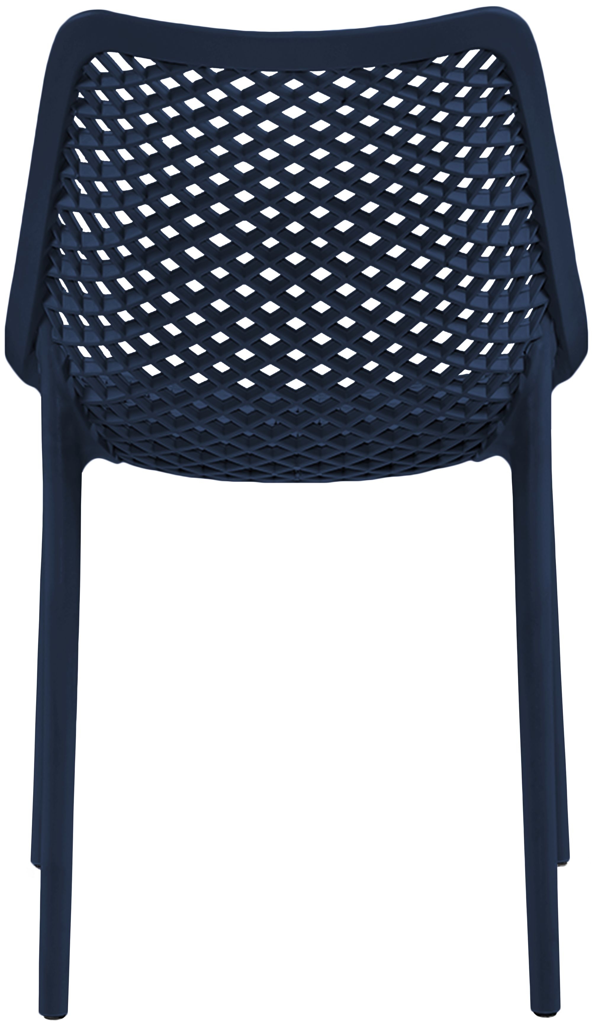 Mykonos Outdoor Patio Polypropylene Plastic Dining Side Chair