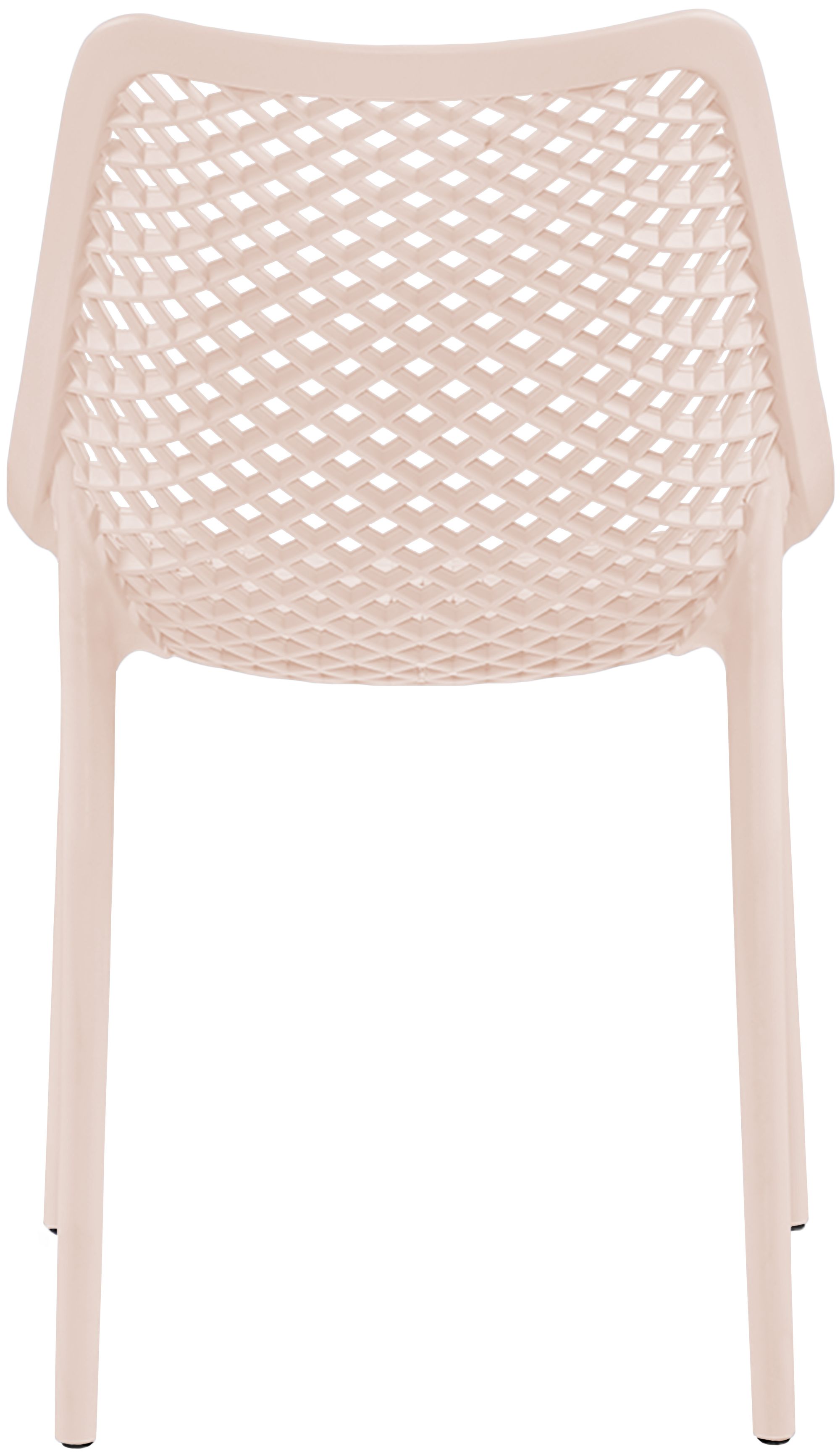 Mykonos Outdoor Patio Polypropylene Plastic Dining Side Chair