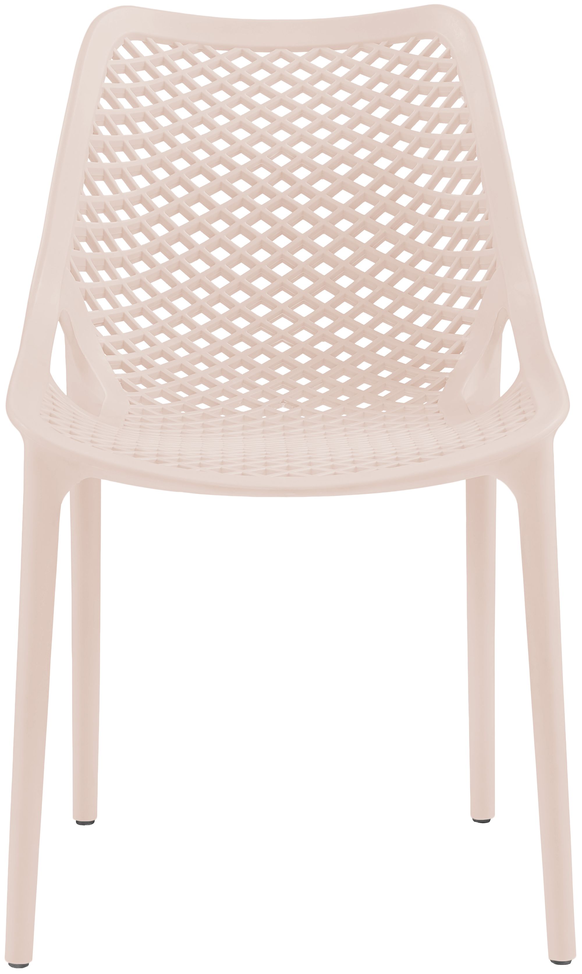 Mykonos Outdoor Patio Polypropylene Plastic Dining Side Chair
