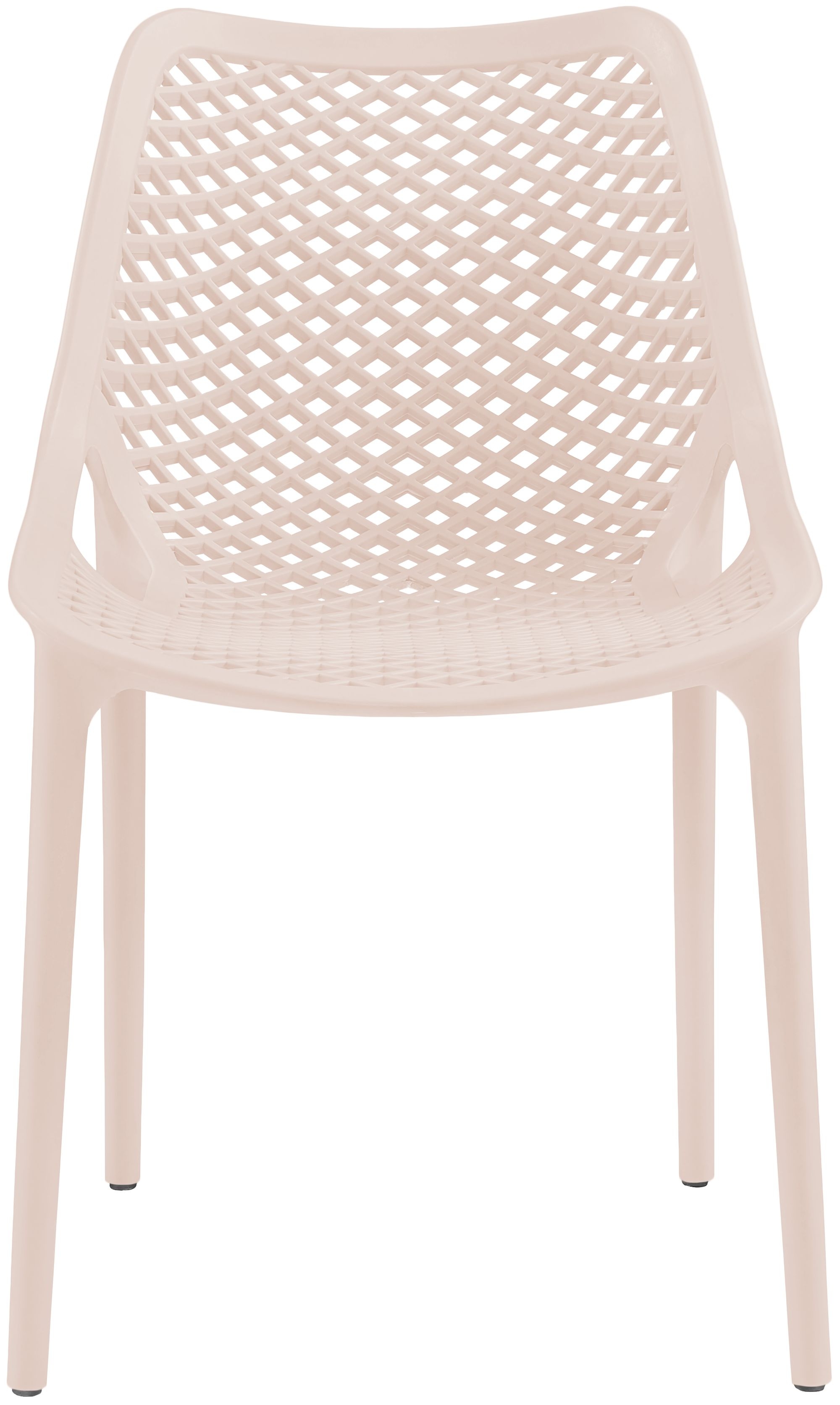 Mykonos Outdoor Patio Polypropylene Plastic Dining Side Chair