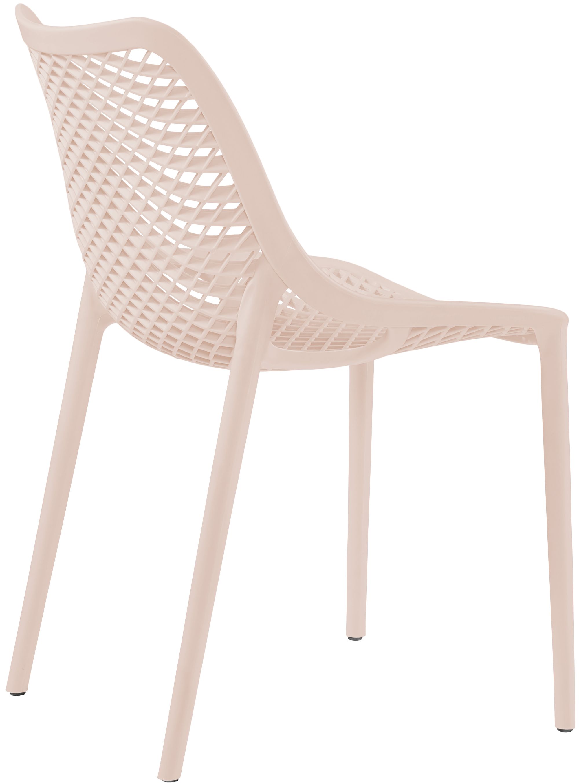 Mykonos Outdoor Patio Polypropylene Plastic Dining Side Chair