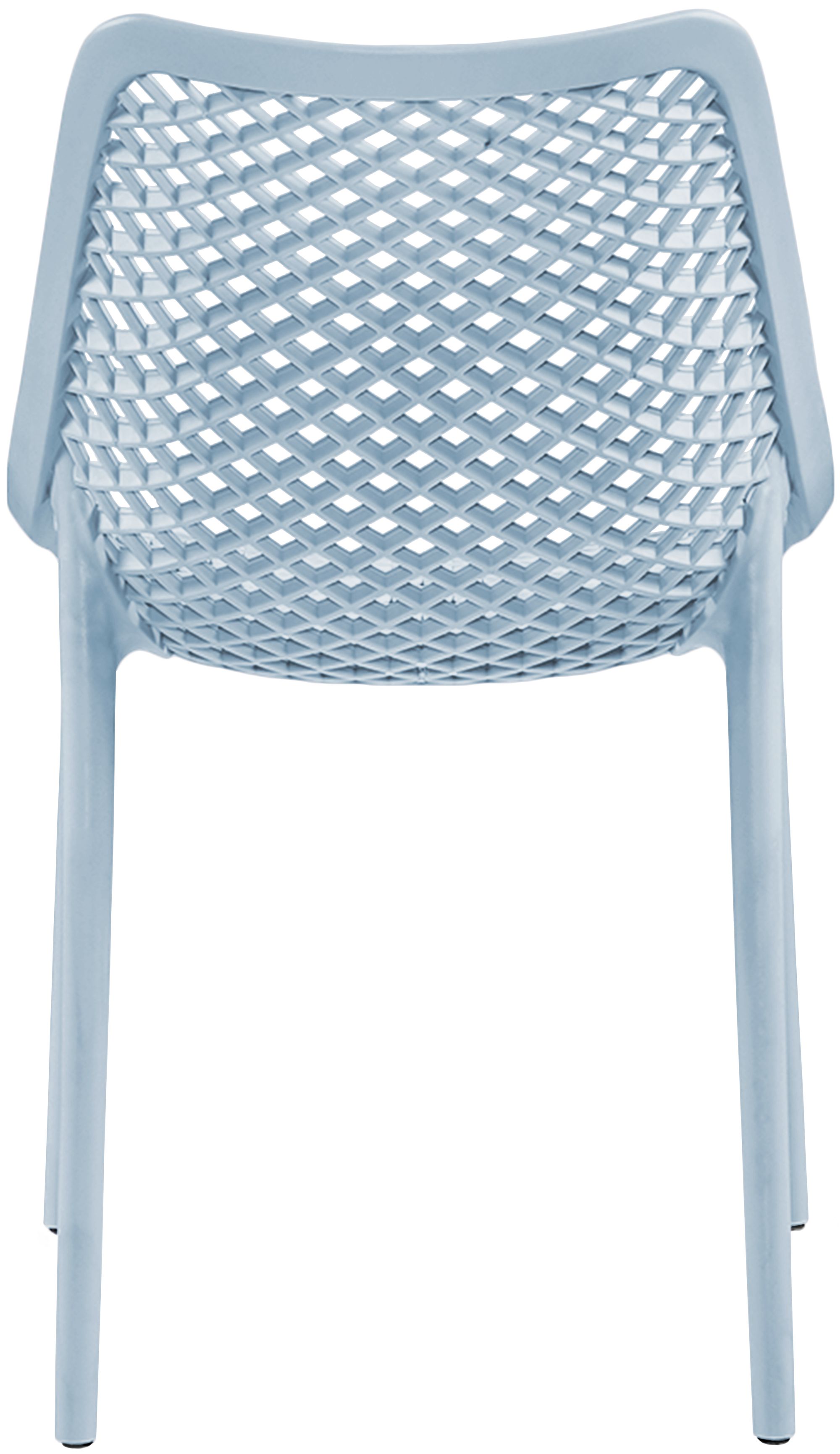 Mykonos Outdoor Patio Polypropylene Plastic Dining Side Chair