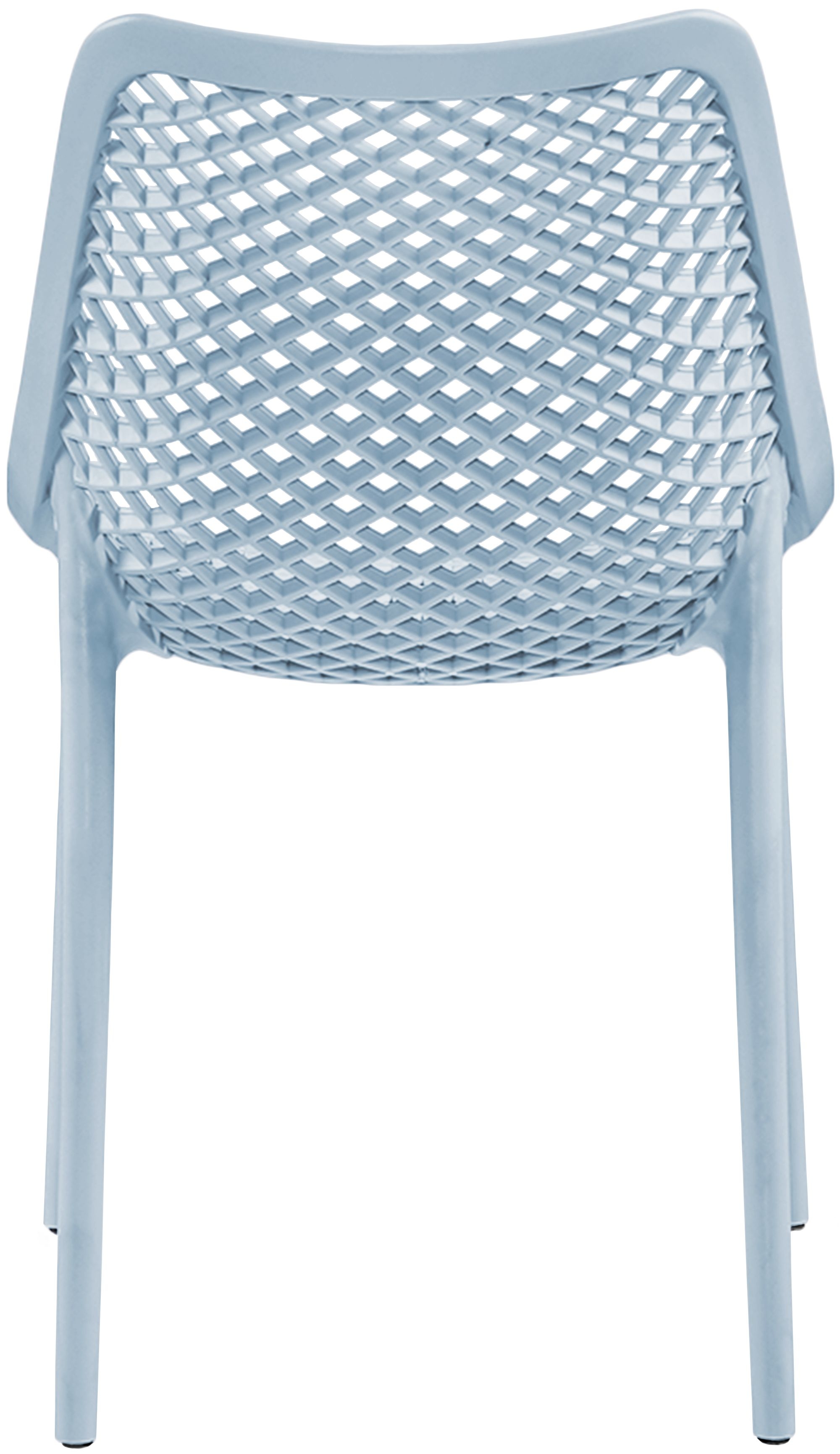 Mykonos Outdoor Patio Polypropylene Plastic Dining Side Chair