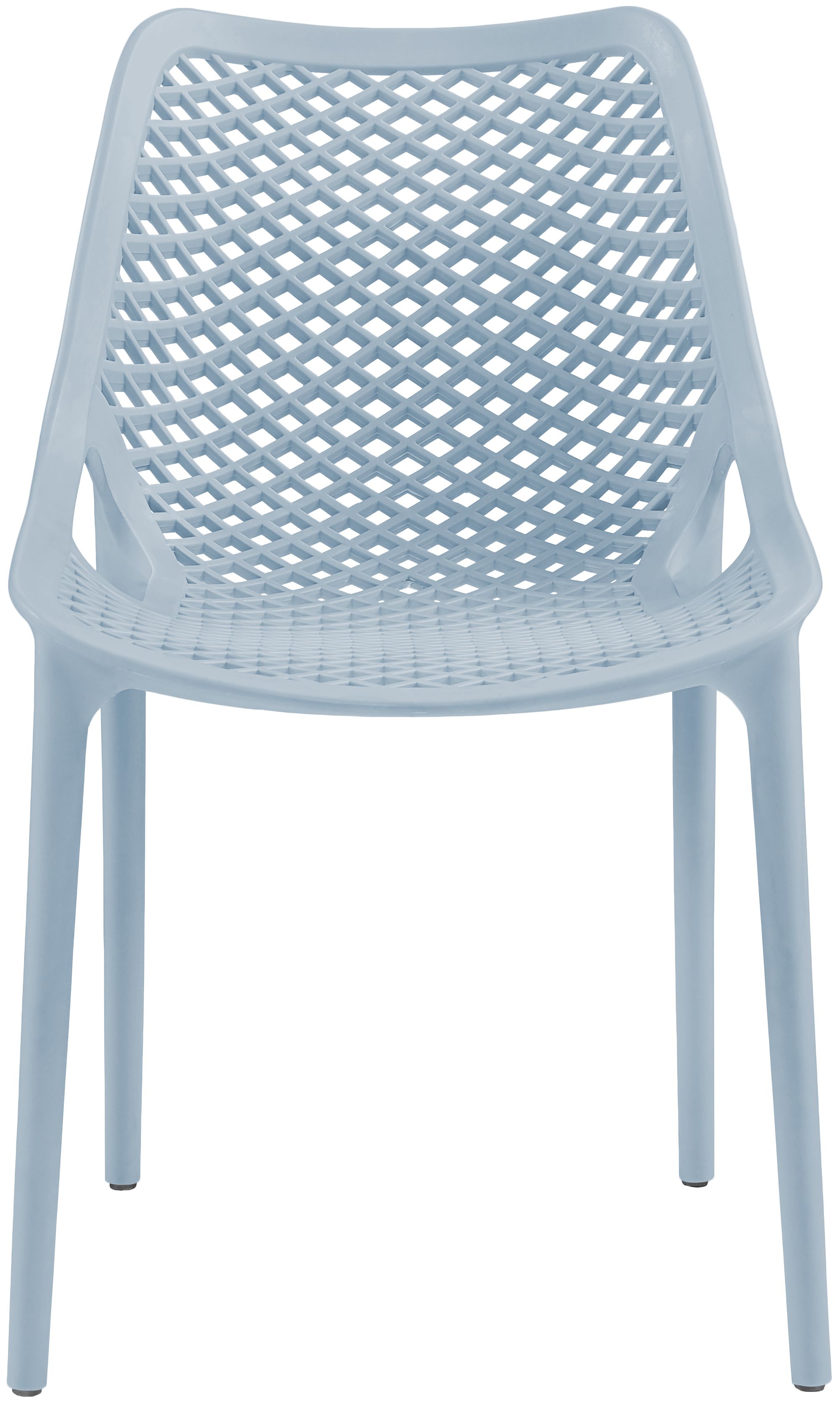 Mykonos Outdoor Patio Polypropylene Plastic Dining Side Chair