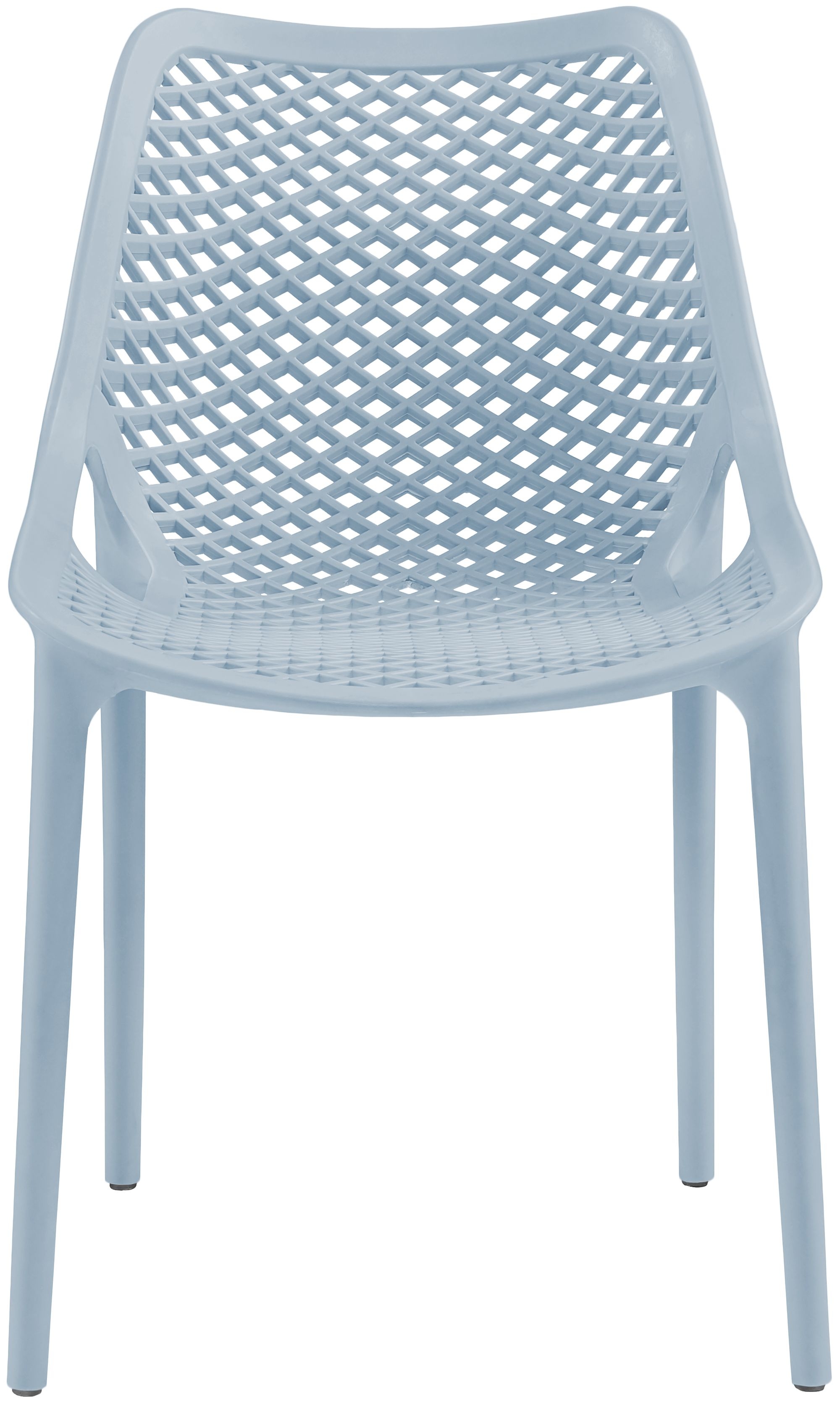 Mykonos Outdoor Patio Polypropylene Plastic Dining Side Chair