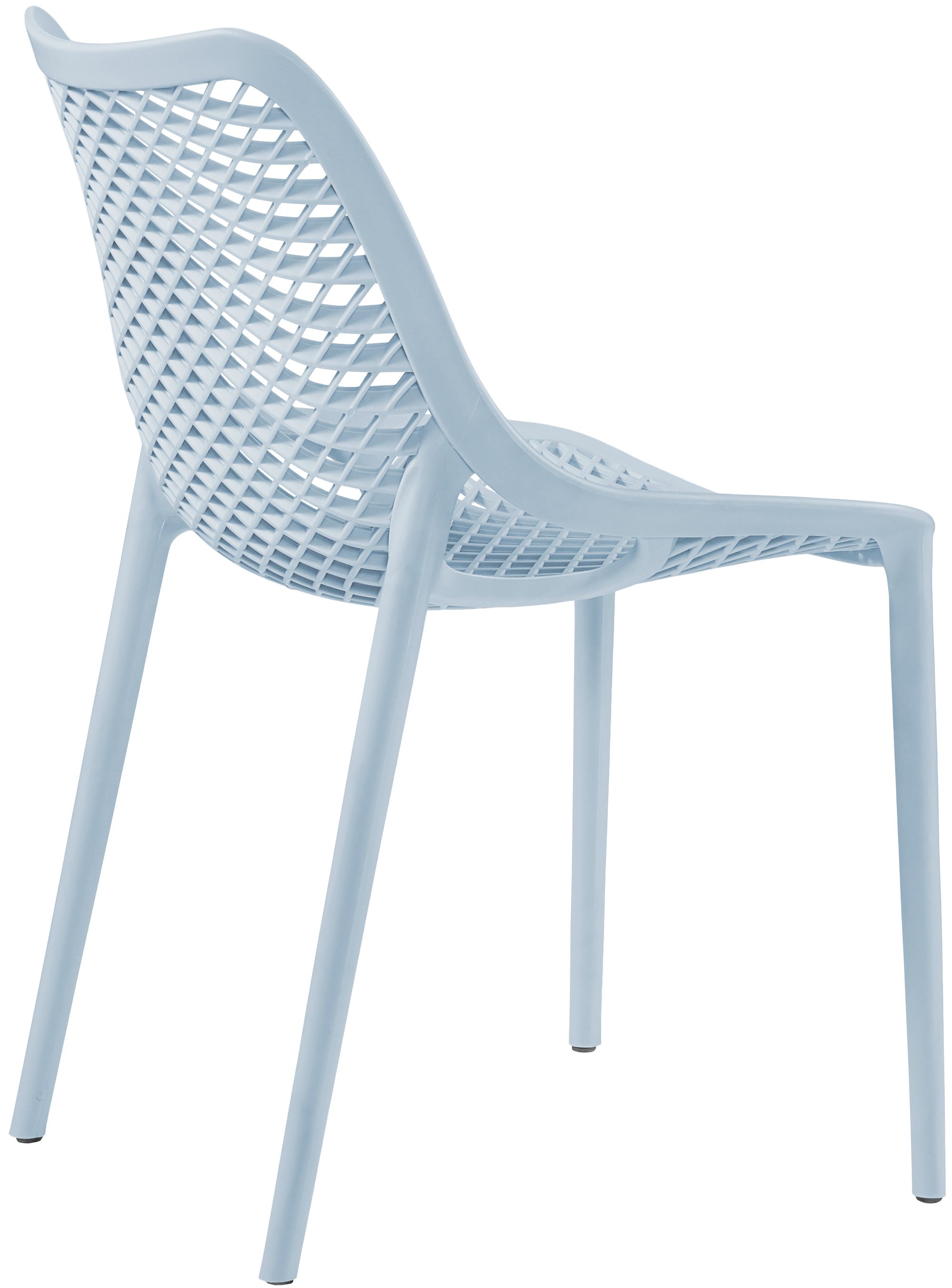 Mykonos Outdoor Patio Polypropylene Plastic Dining Side Chair