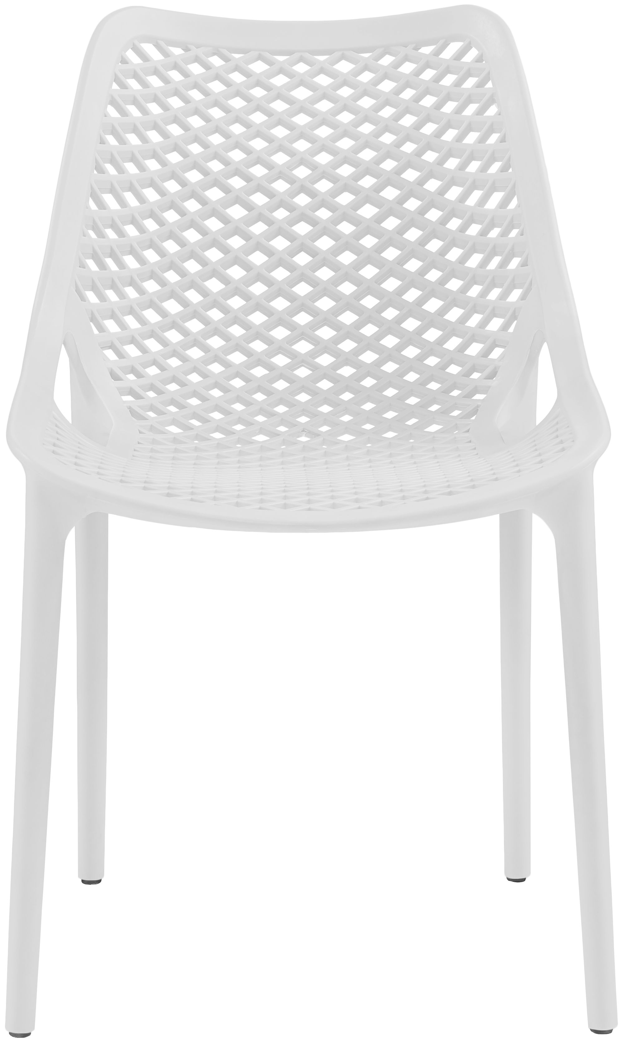 Mykonos Outdoor Patio Polypropylene Plastic Dining Side Chair