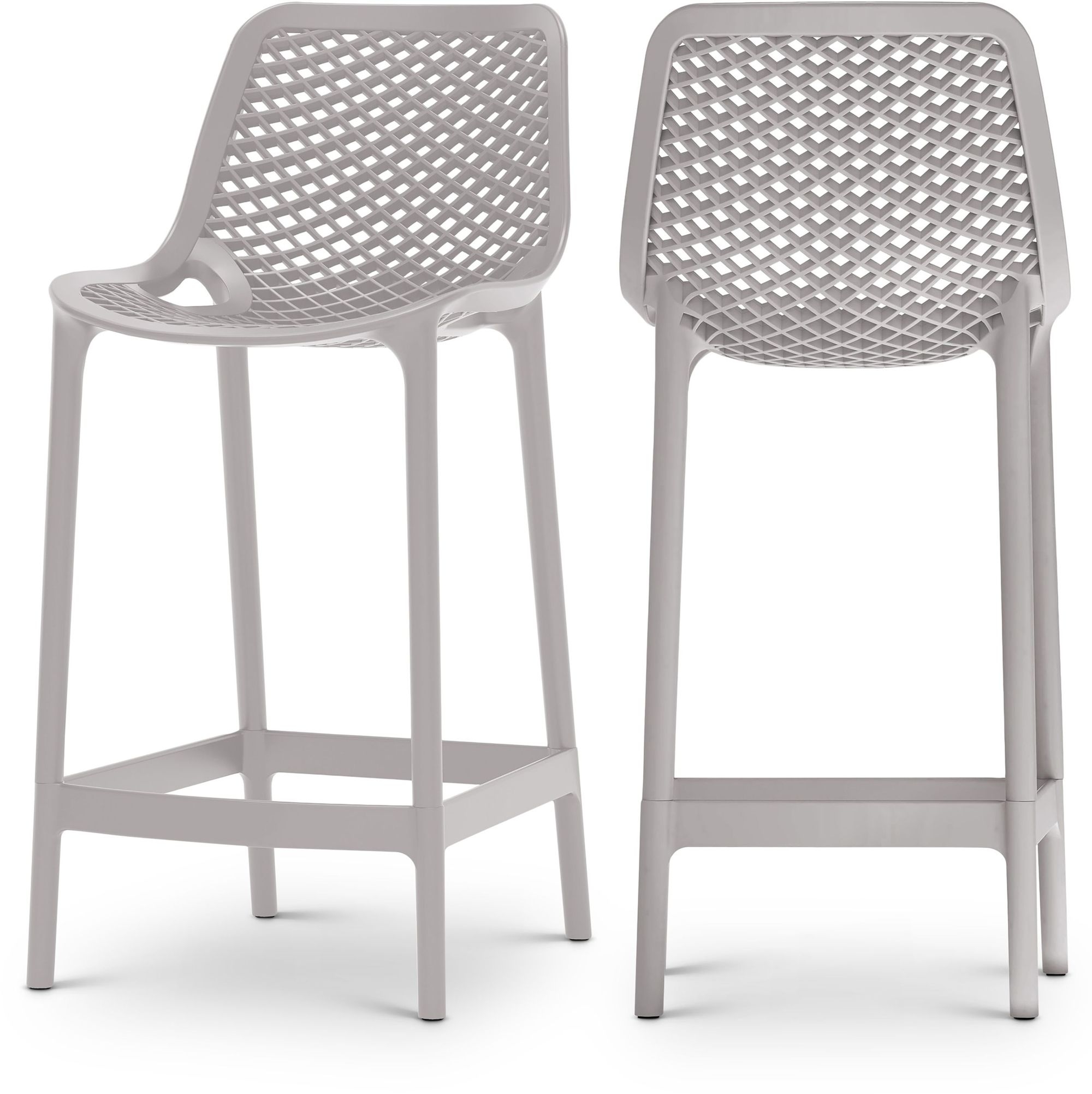 Mykonos Outdoor Patio Polypropylene Plastic Stools
