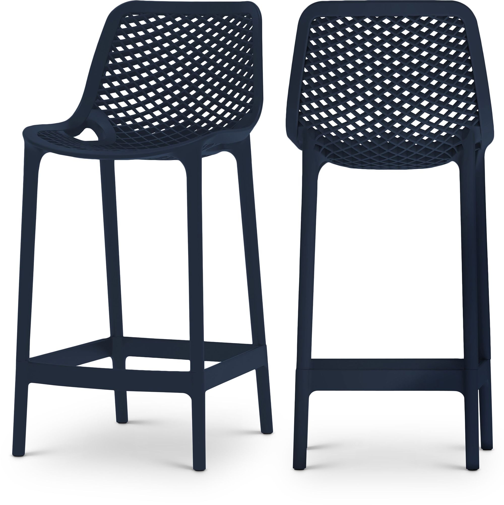 Mykonos Outdoor Patio Polypropylene Plastic Stools