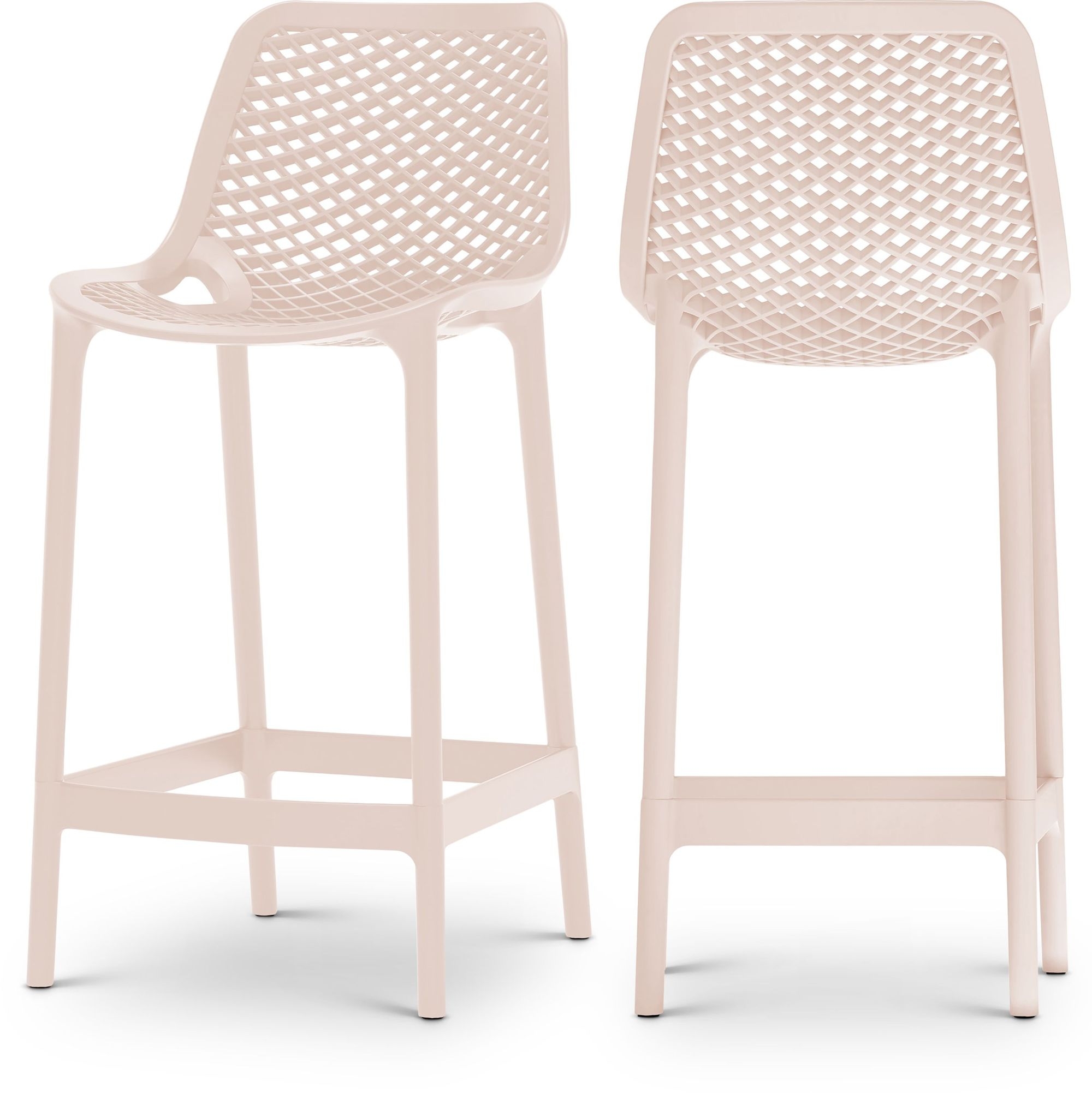 Mykonos Outdoor Patio Polypropylene Plastic Stools