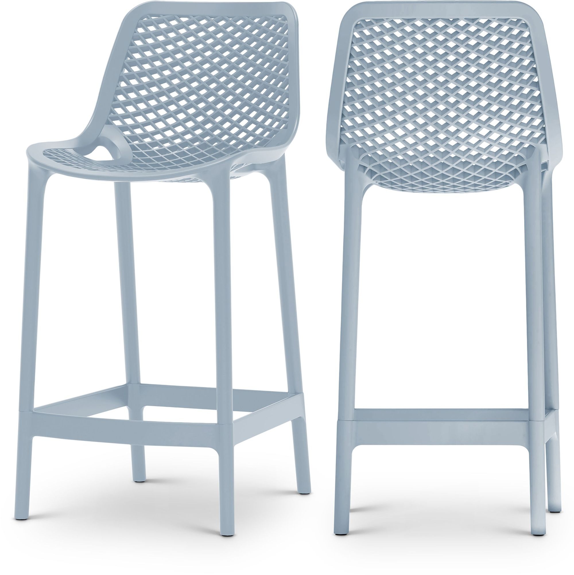 Mykonos Outdoor Patio Polypropylene Plastic Stools