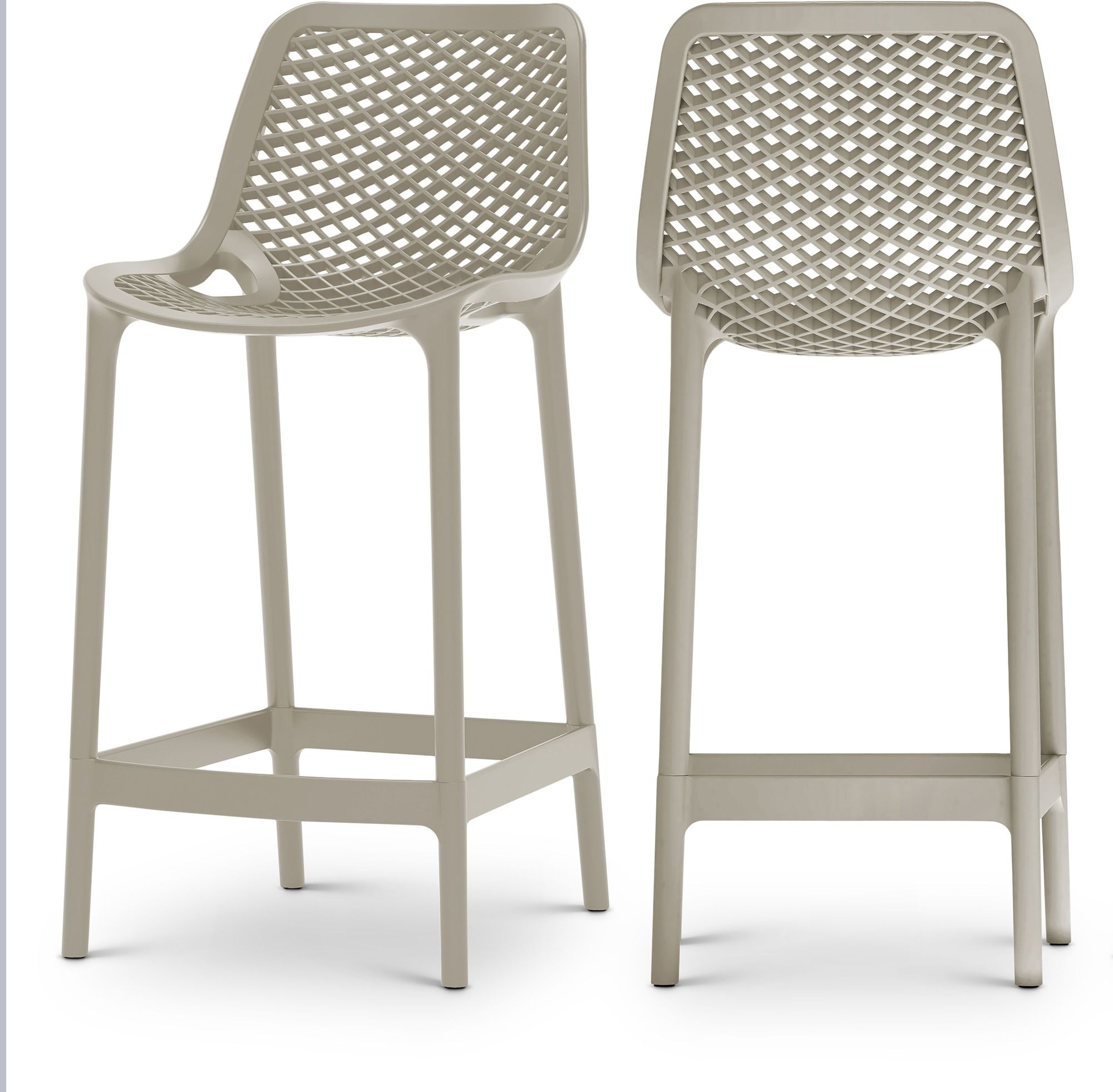 Mykonos Outdoor Patio Polypropylene Plastic Stools