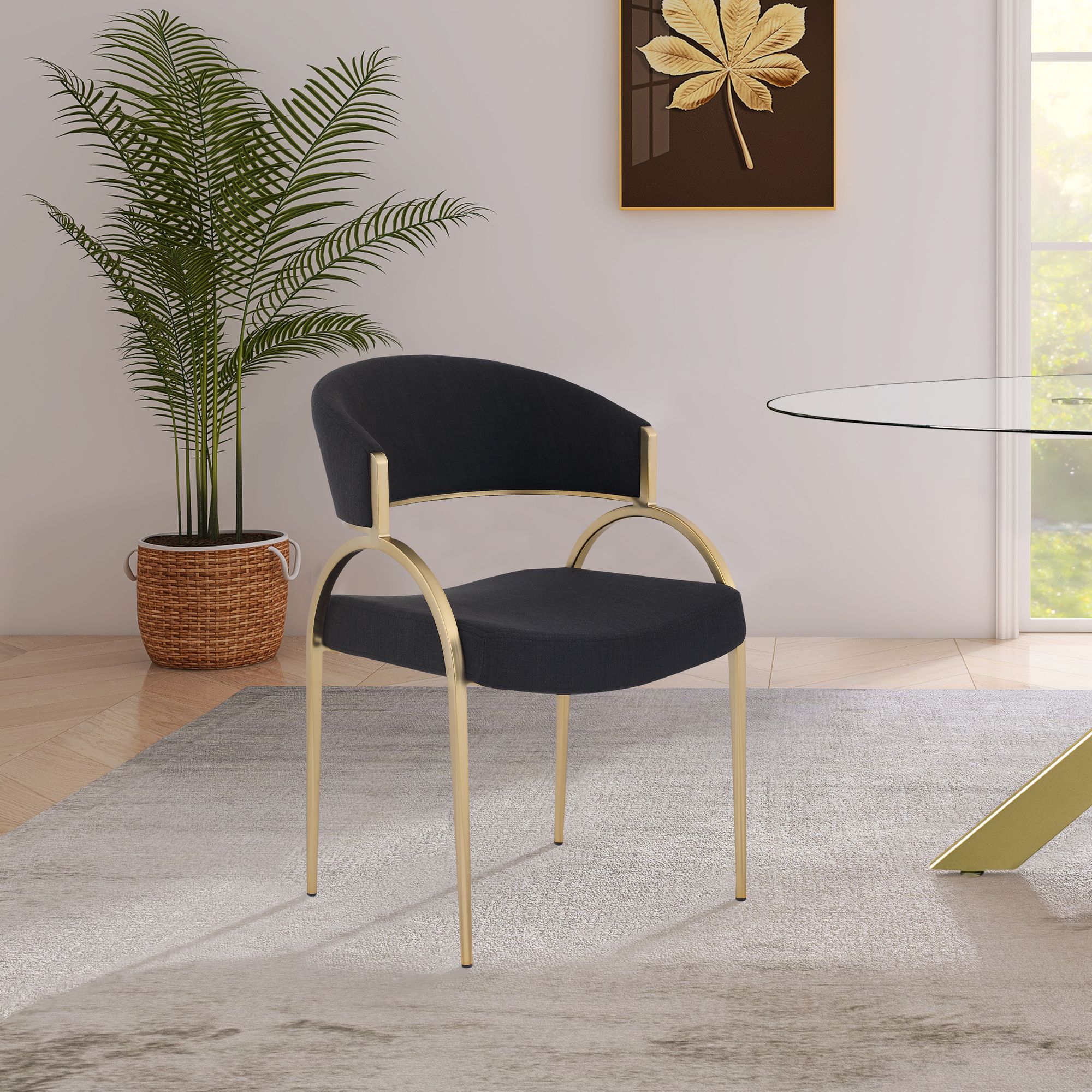 Privet Linen Dining Chair