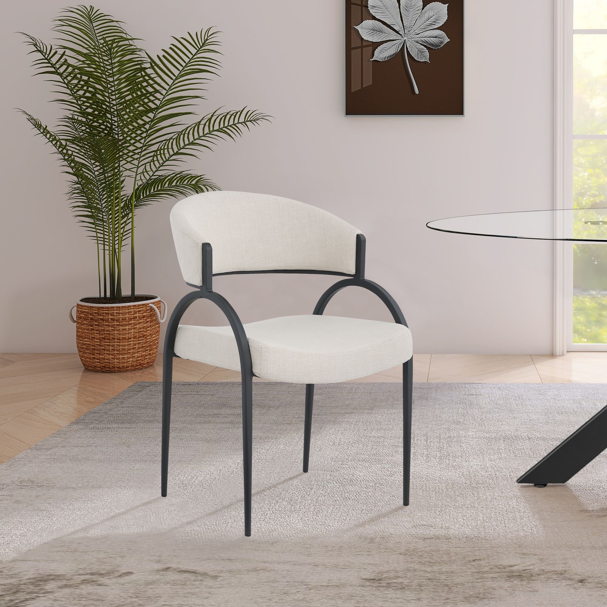 Privet Linen Dining Chair