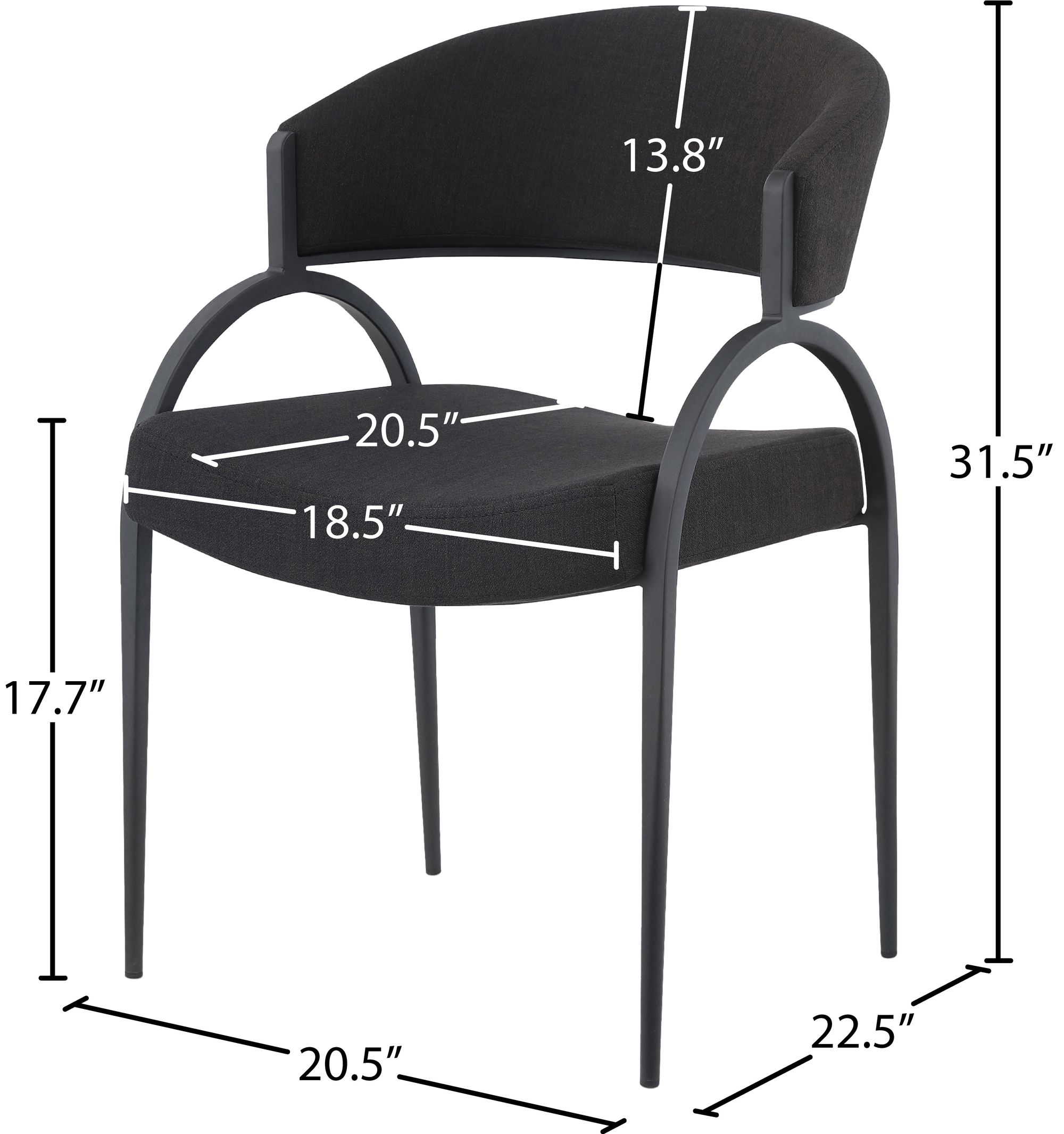 Privet Linen Dining Chair