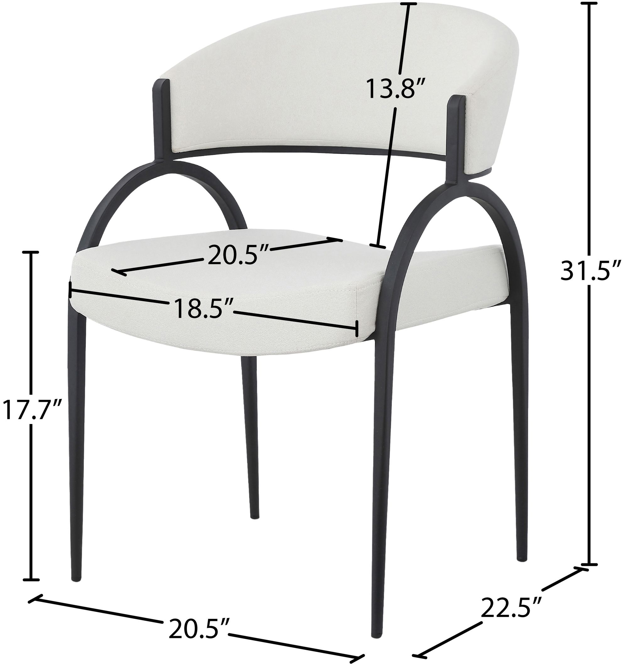 Privet Linen Dining Chair