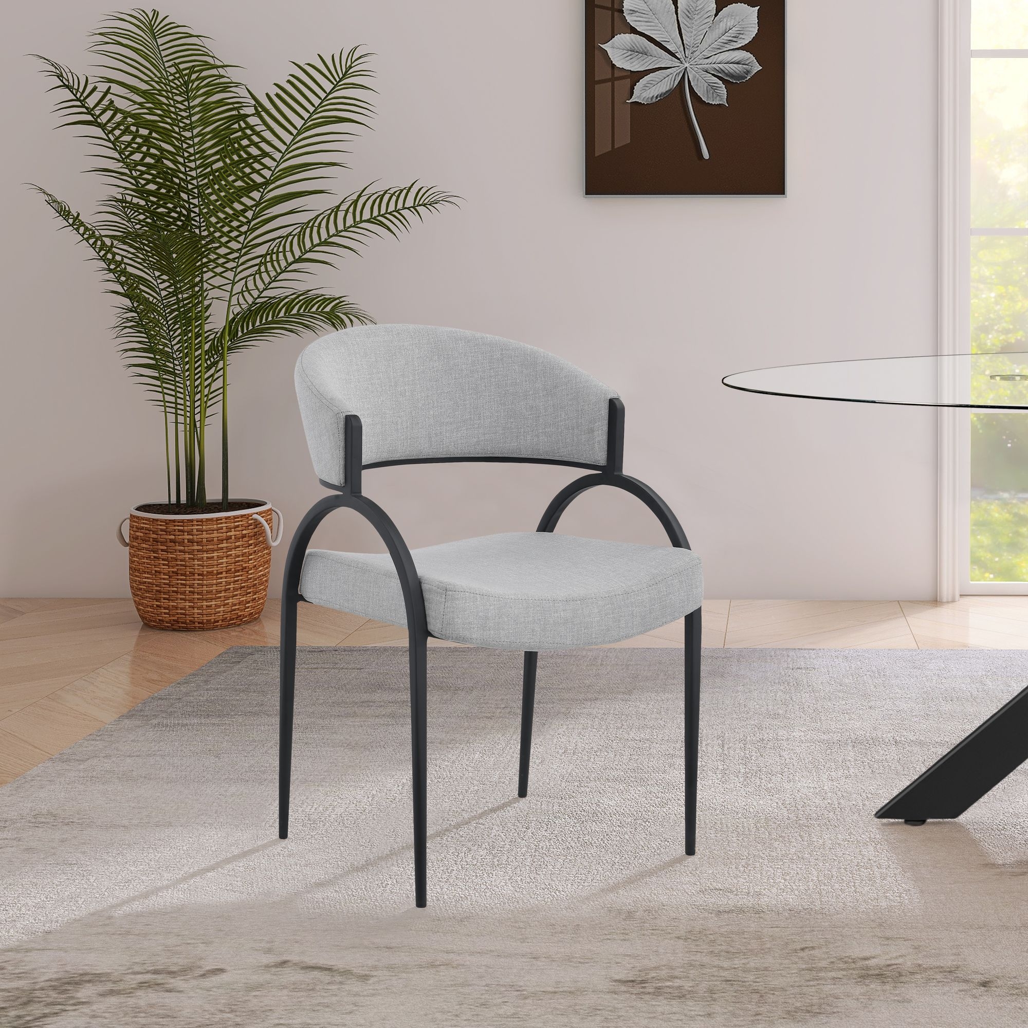 Privet Linen Dining Chair