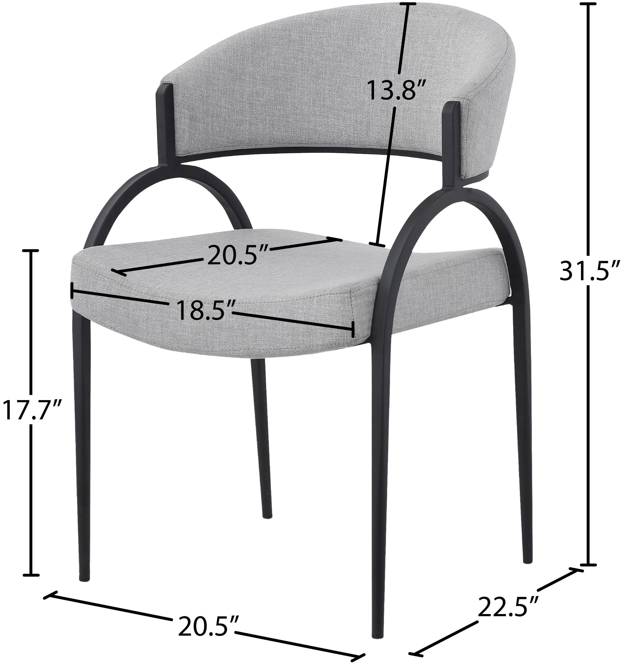 Privet Linen Dining Chair