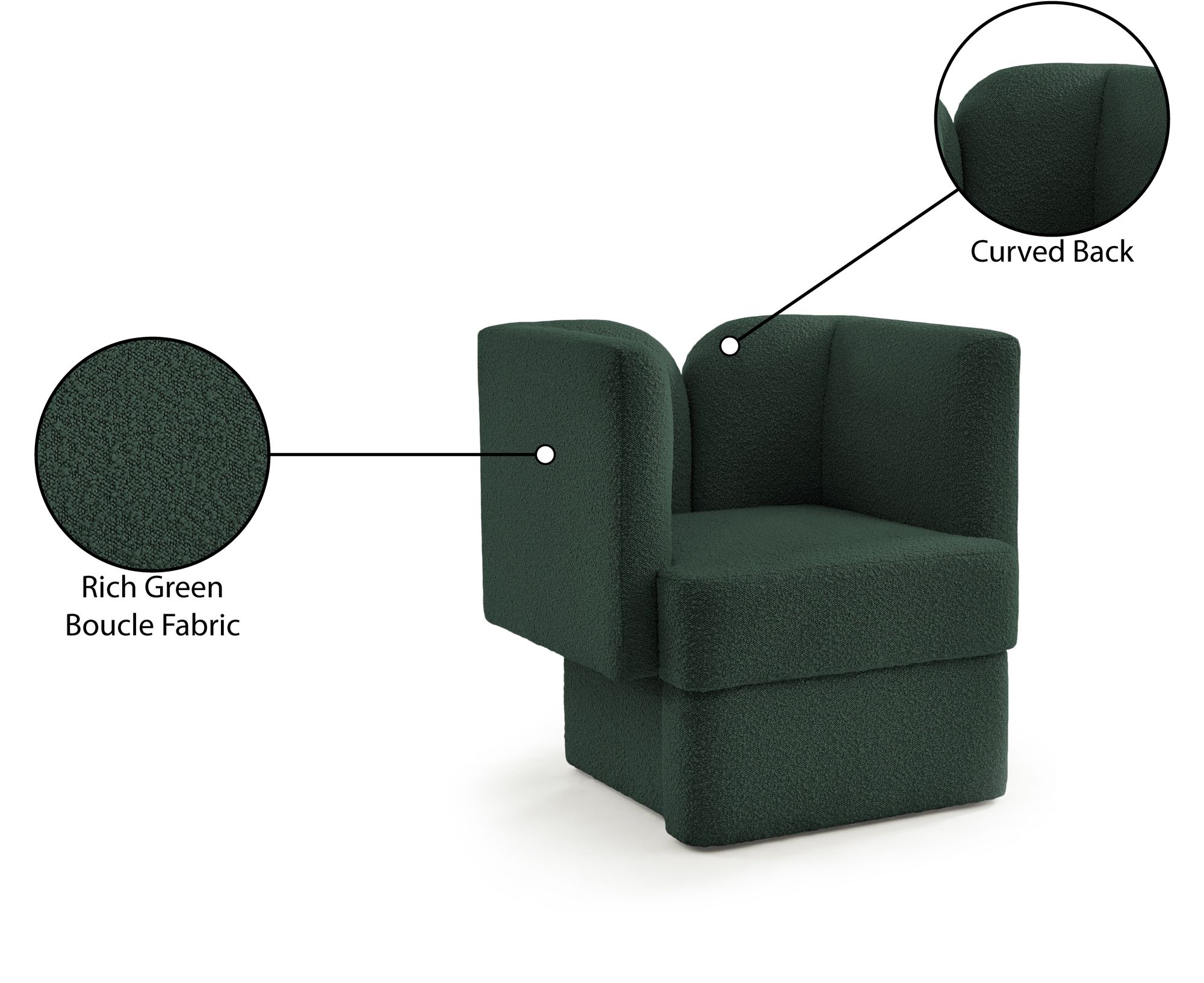 Marcel Boucle Fabric Chair